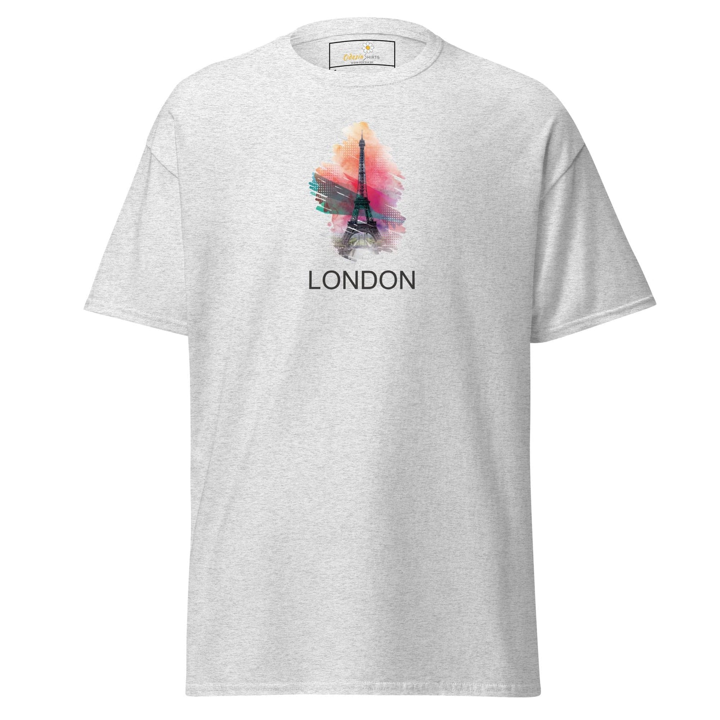 Unisex classic tee - COUNTRY LONDON PARIS - REGULAR - Ash / S