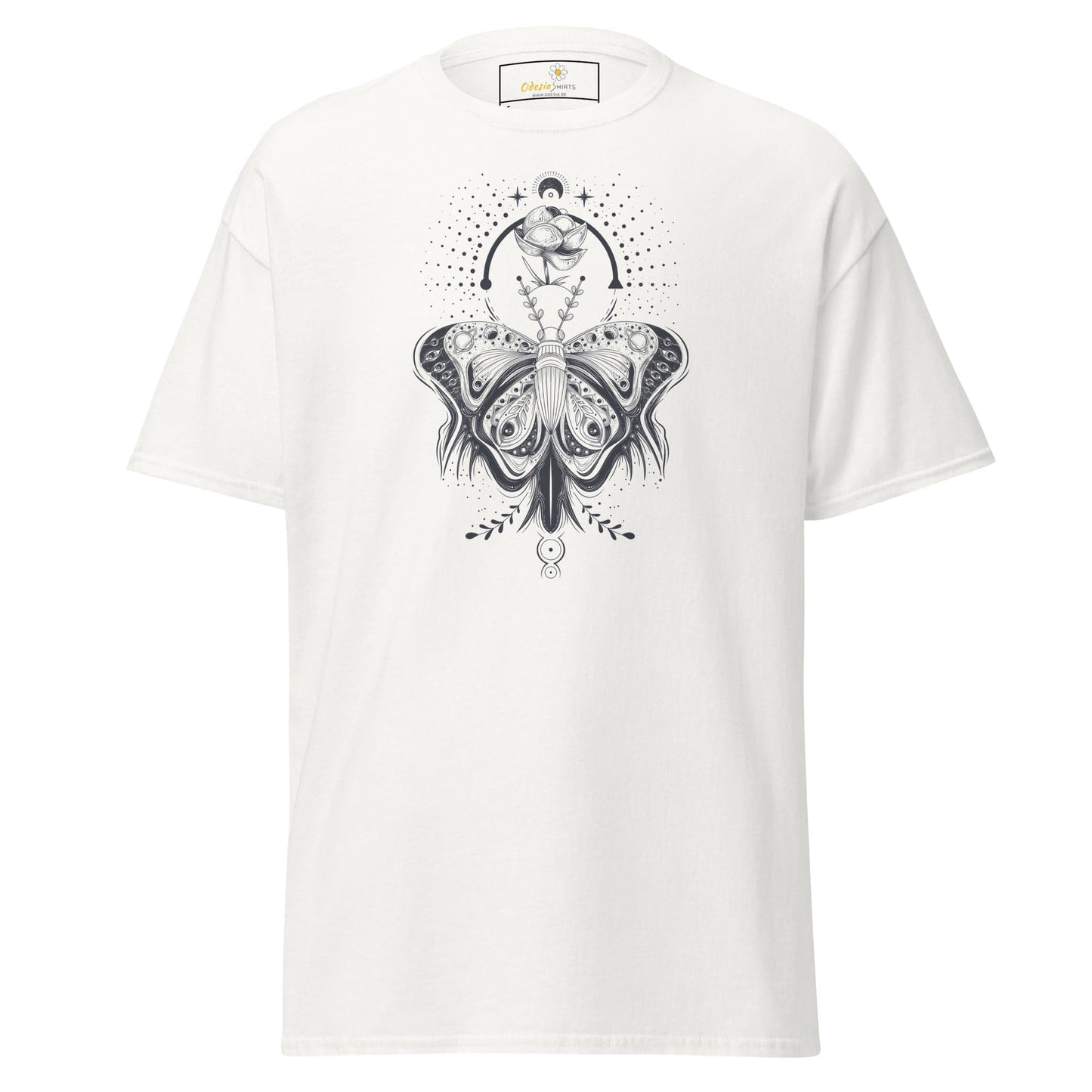 Unisex classic t-shirt - MYSTIC BUTTERFLY - REGULAR - White / S
