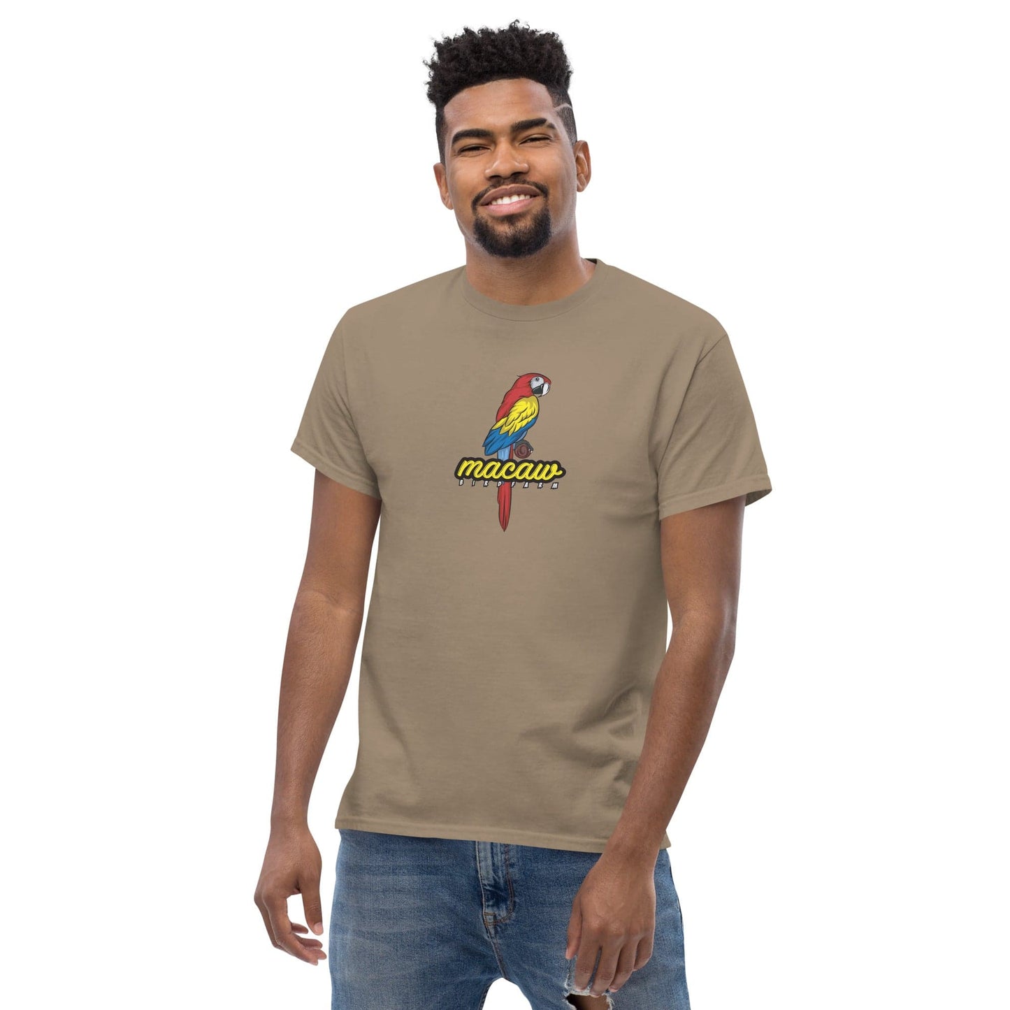 Art T-shirt Design Tee • Man / Woman • [s-xl] - Brown Savana / s