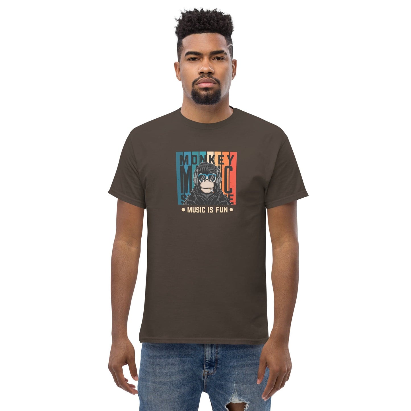 Art T-shirt Design Tee • Man / Woman • [s-xl] - Dark Chocolate / s