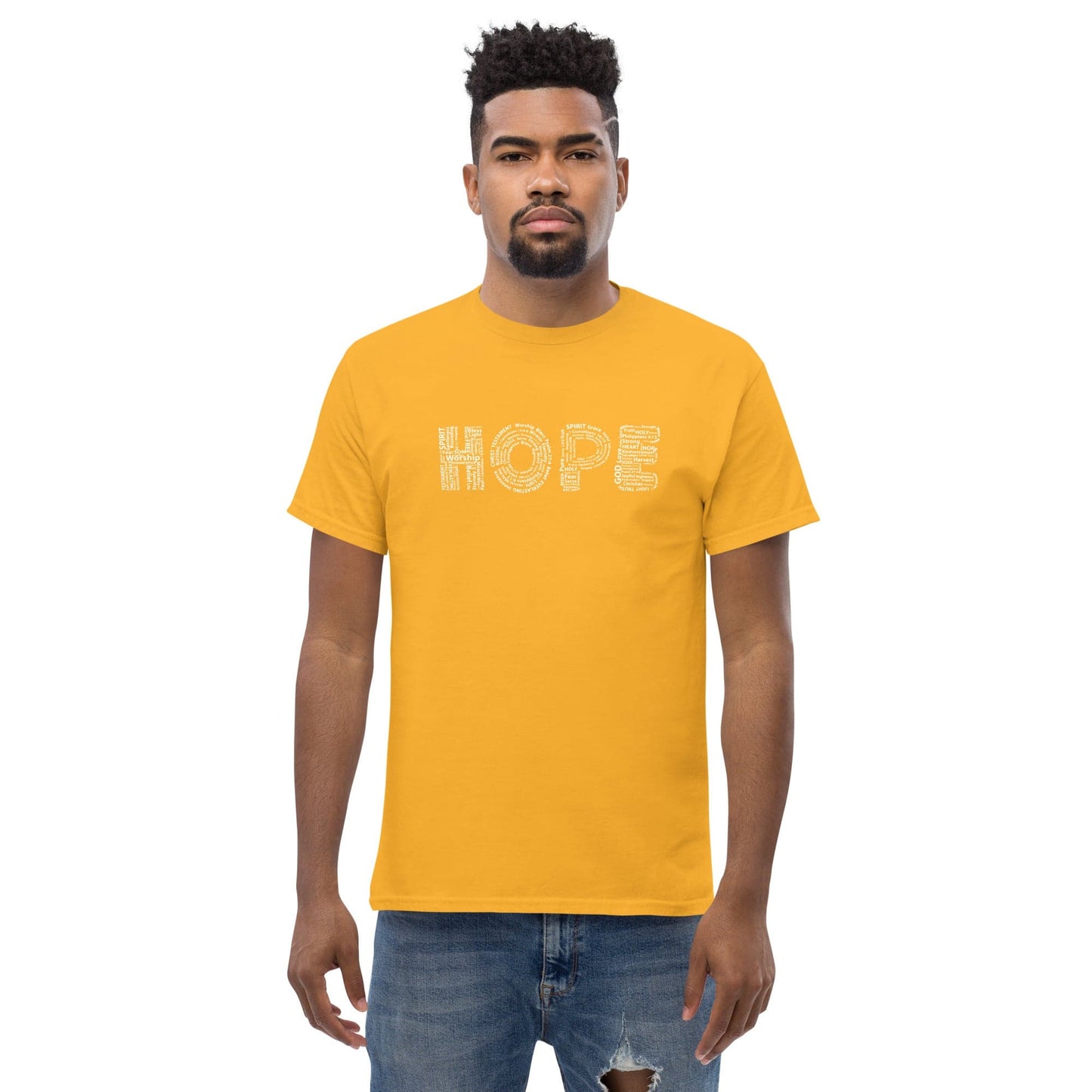 Art T-shirt Design Tee • Man / Woman • [s-xl] - Gold / s