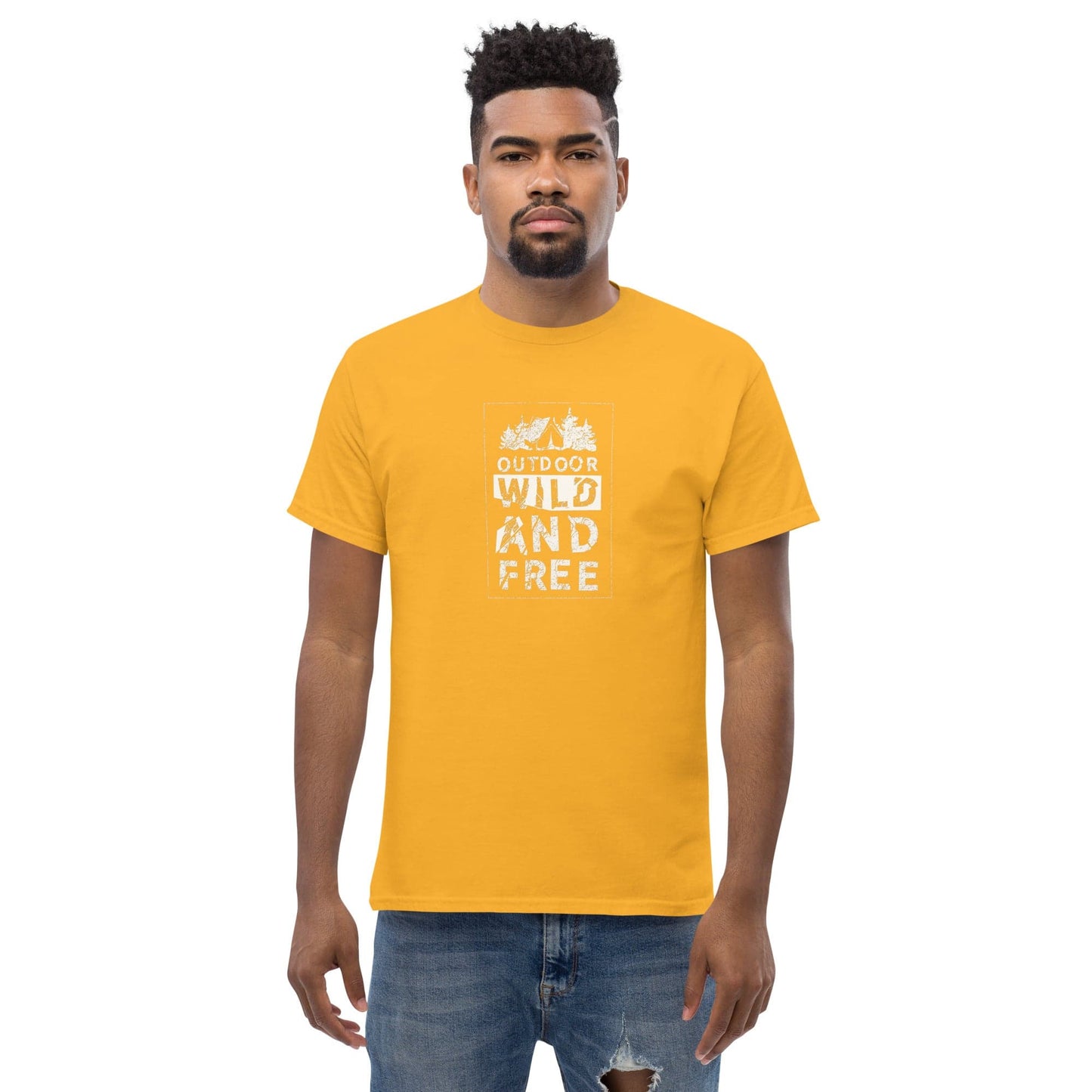 Art T-shirt Design Tee • Man / Woman • [s-xl] - Gold / s