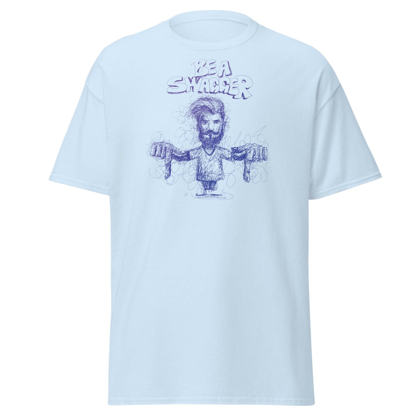 Art T-shirt Design Tee • Man / Woman • [s-xl] - Light Blue / s