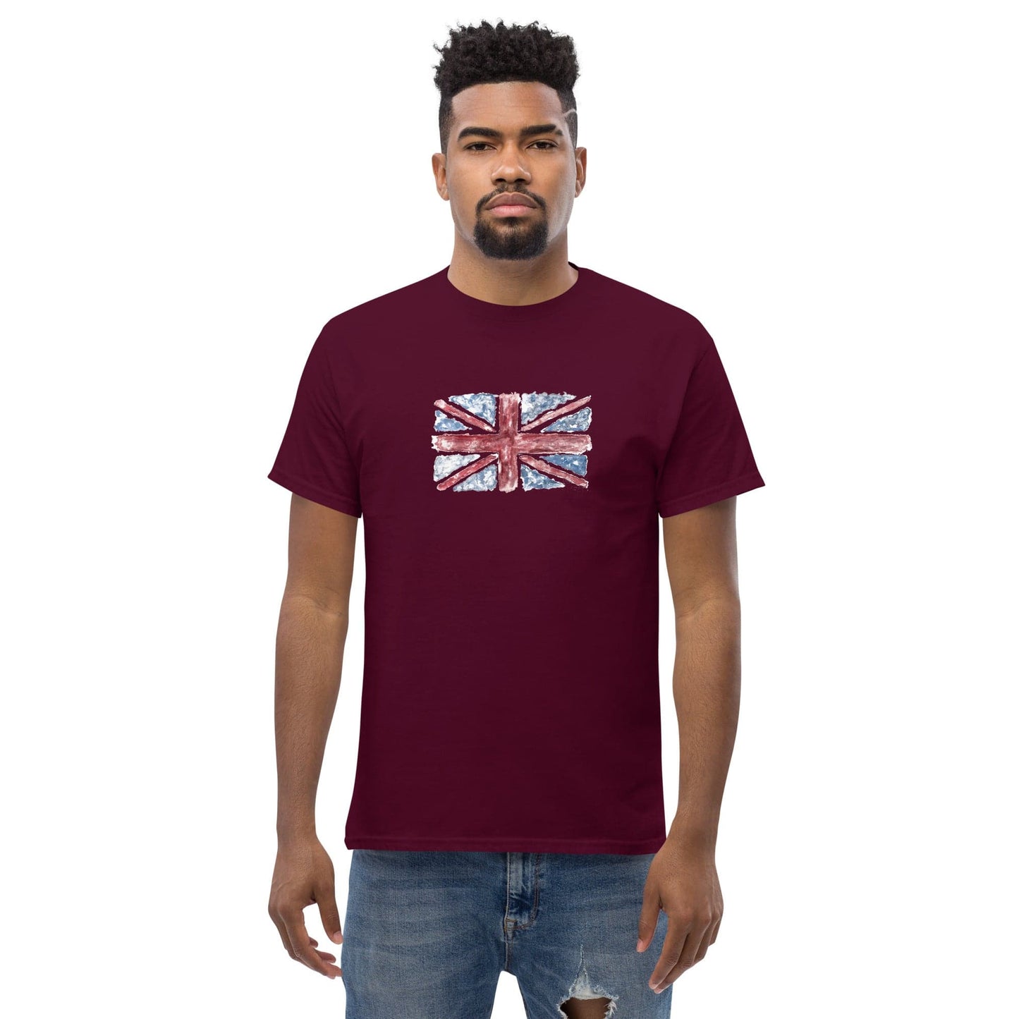 Art T-shirt Design Tee • Man / Woman • [s-xl] - Maroon / s