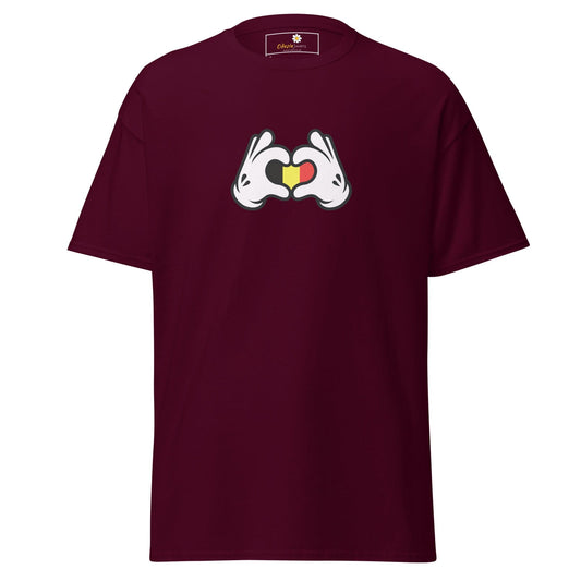 Art T-shirt Design Tee • Man / Woman • [s-xl] - Maroon / s