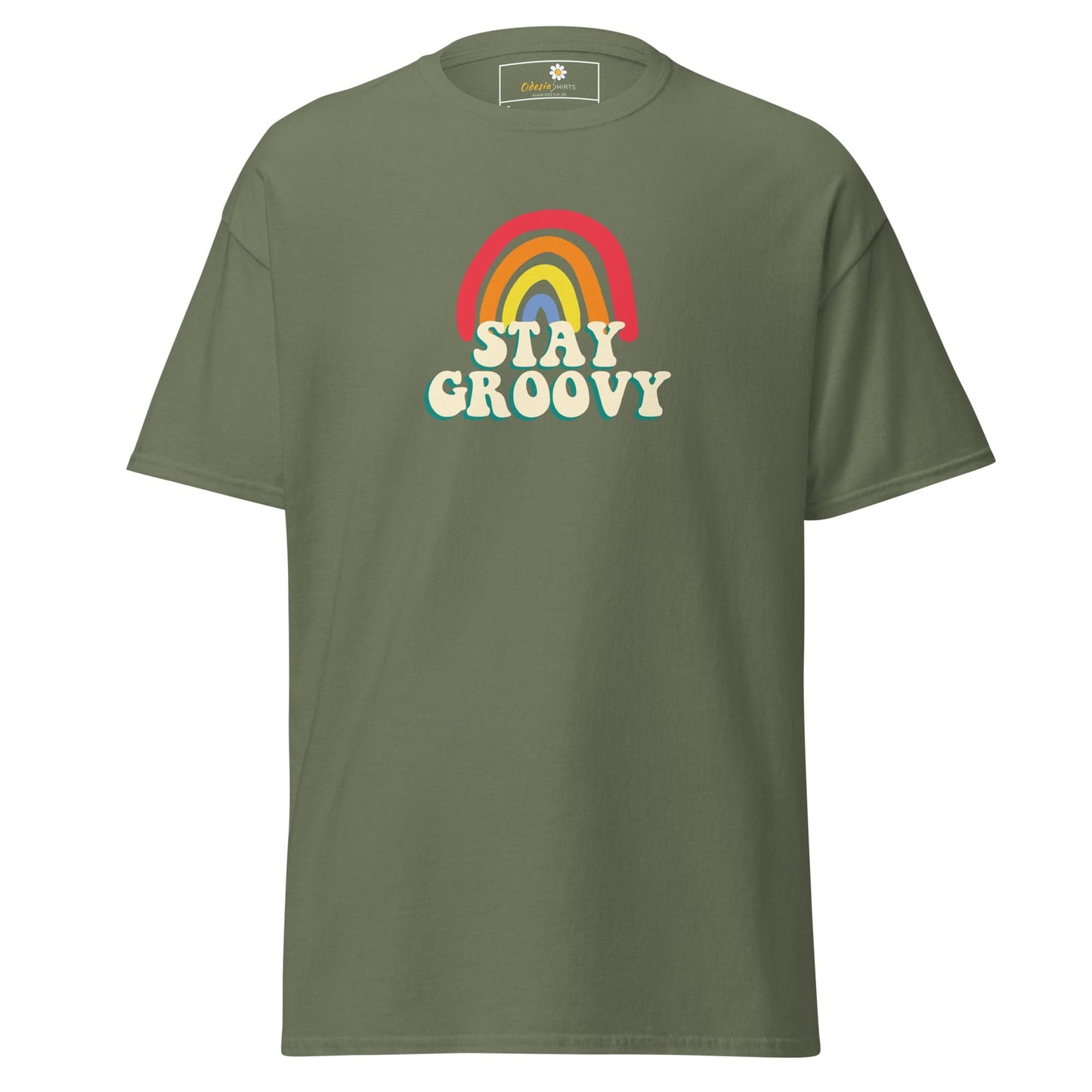 Art T-shirt Design Tee • Man / Woman • [s-xl] - Military Green / s