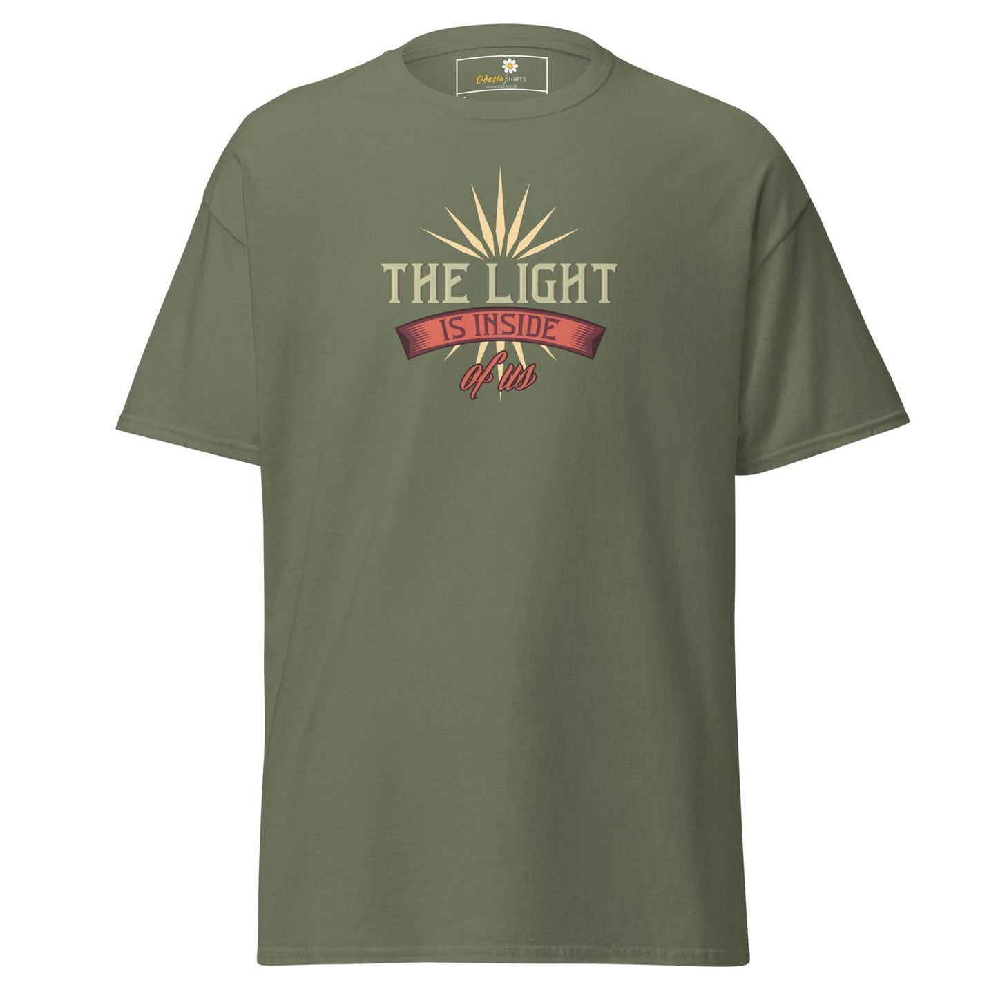 Art T-shirt Design Tee • Man / Woman • [s-xl] - Military Green / s