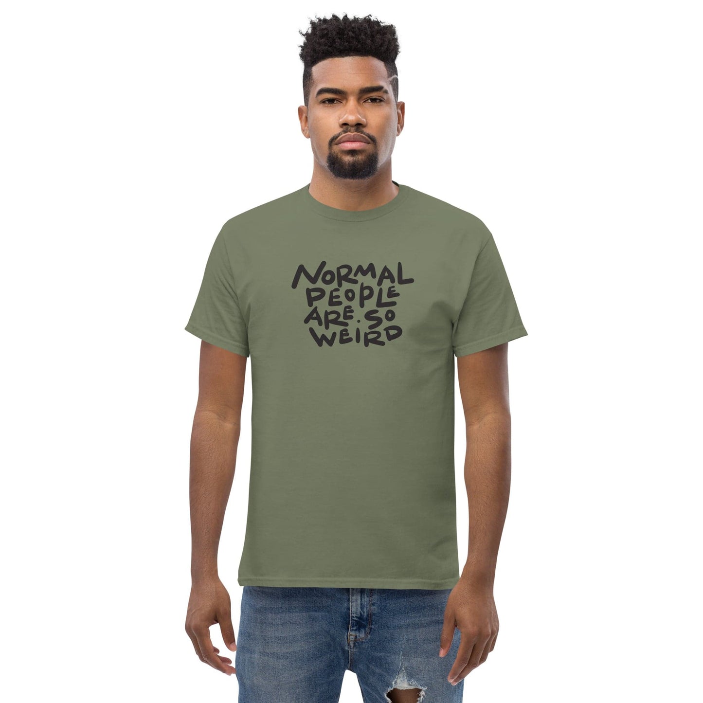 Art T-shirt Design Tee • Man / Woman • [s-xl] - Military Green / s