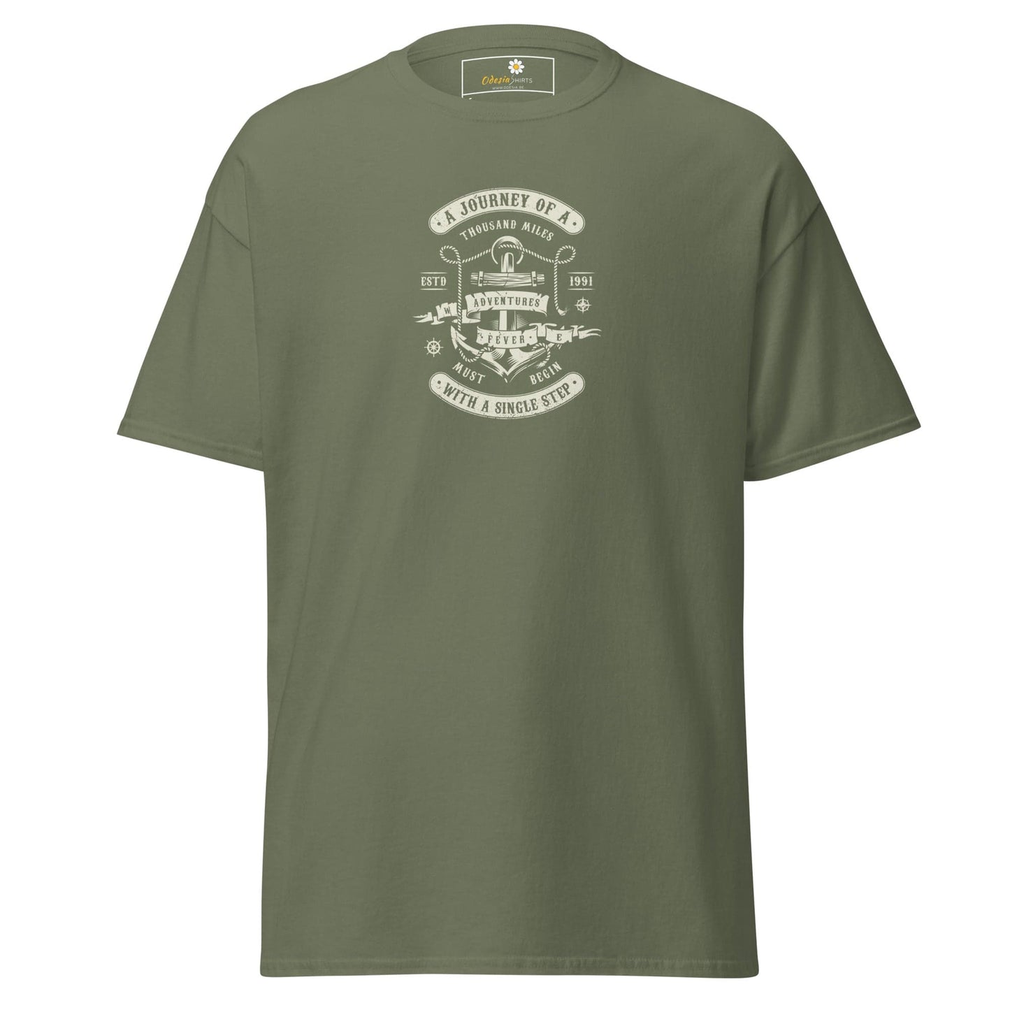 Art T-shirt Design Tee • Man / Woman • [s-xl] - Military Green / s