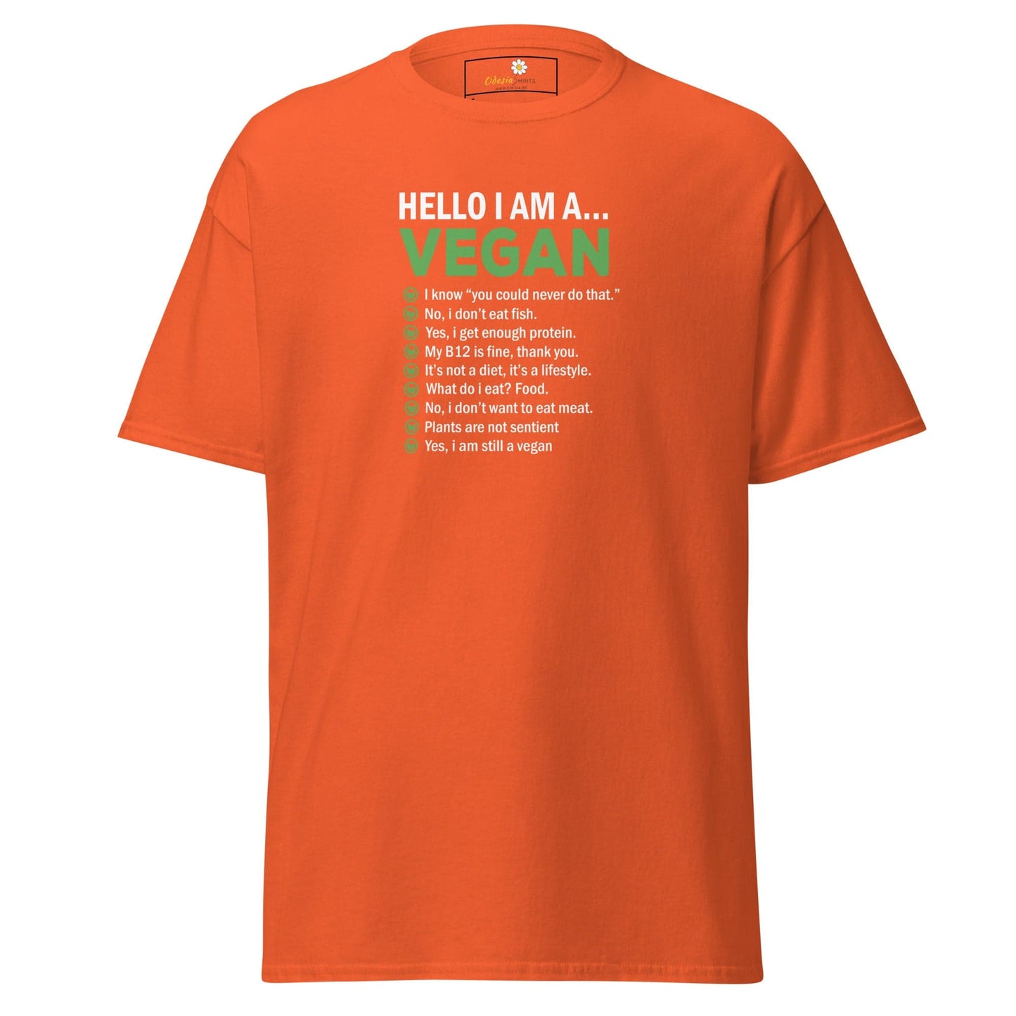 Art T-shirt Design Tee • Man / Woman • [s-xl] - Orange / s