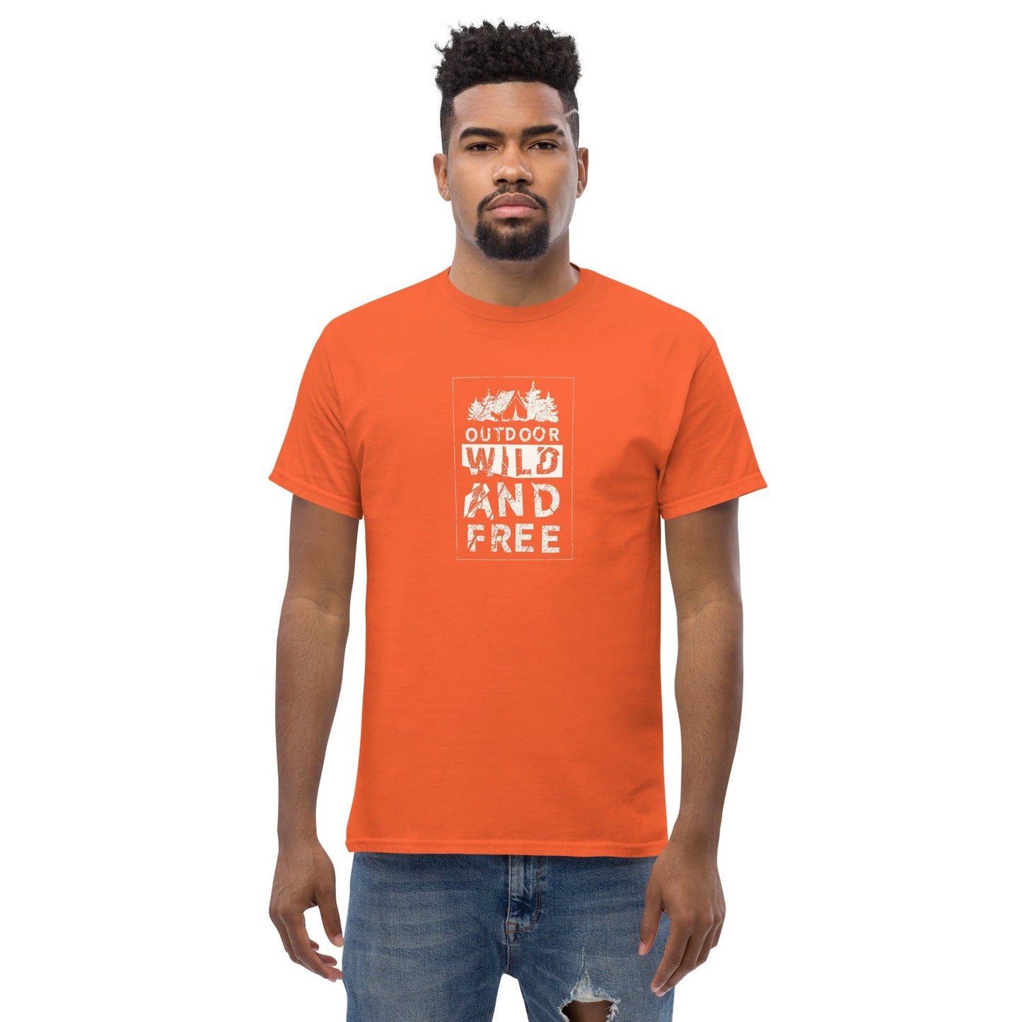 Art T-shirt Design Tee • Man / Woman • [s-xl] - Orange / s