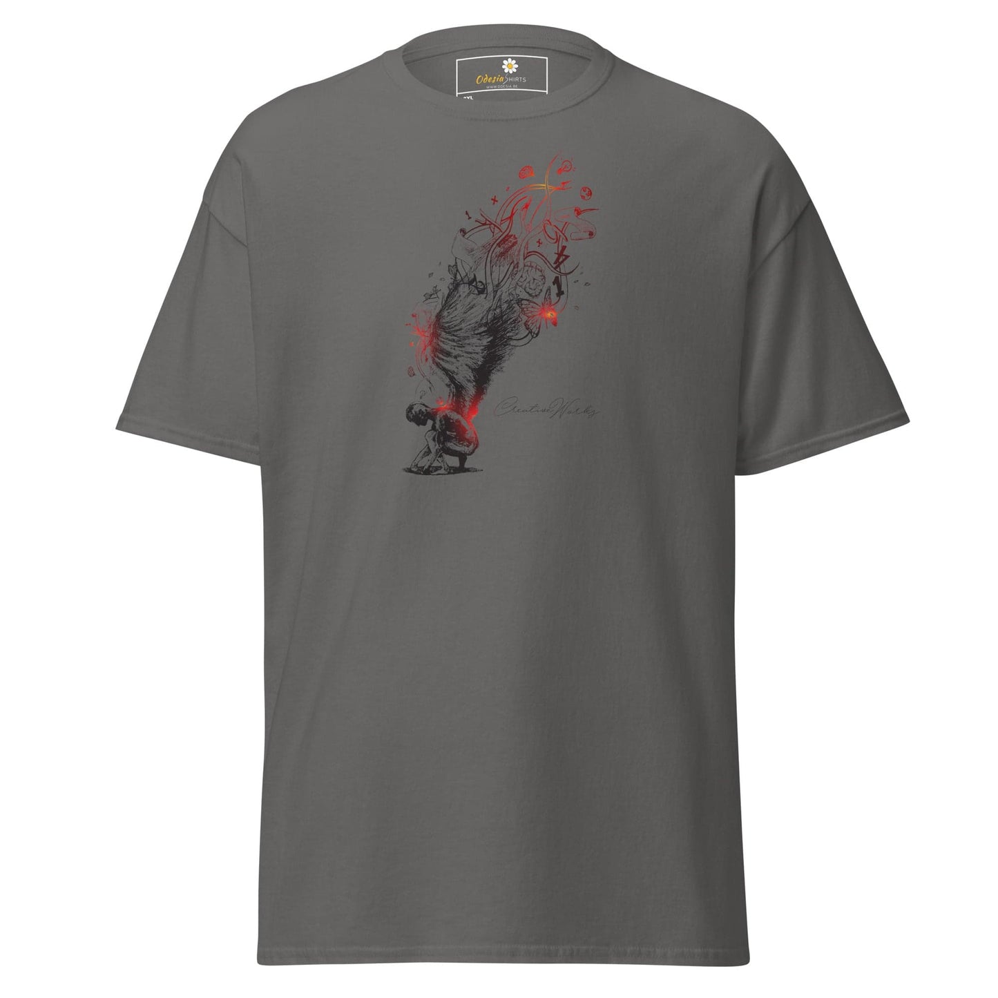 Art T-shirt Design Tee • Men / Women • [2xl-5xl] - Charcoal / 2xl