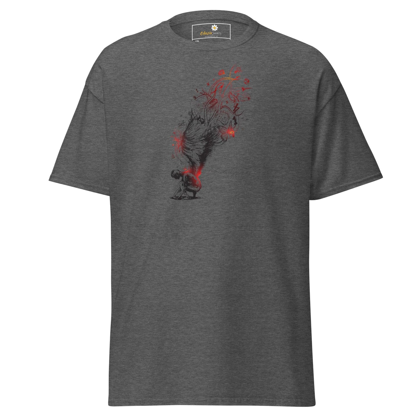 Art T-shirt Design Tee • Men / Women • [2xl-5xl] - Dark Heather / 2xl