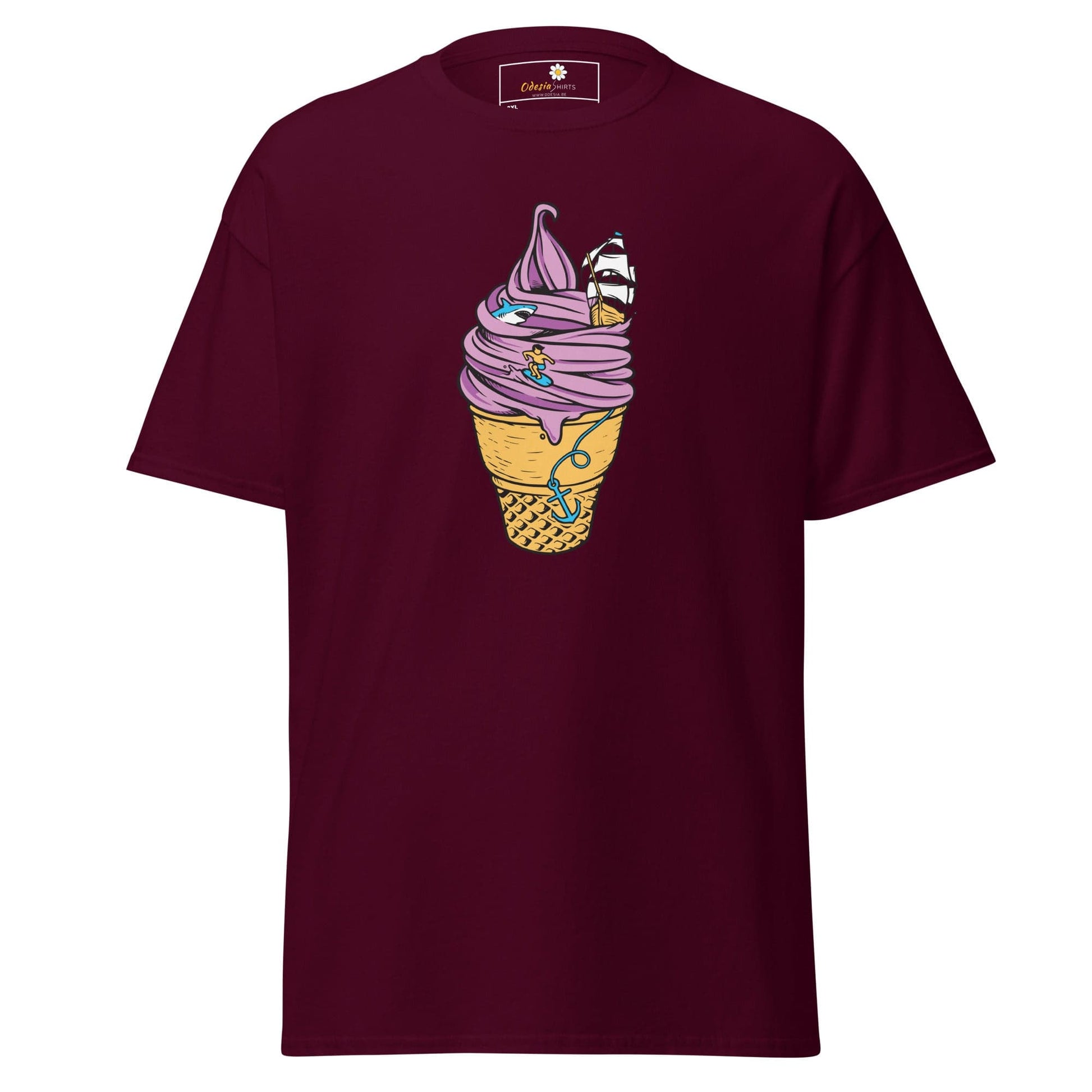 Art T-shirt Design Tee • Men / Women • [2xl-5xl] - Maroon / 2xl