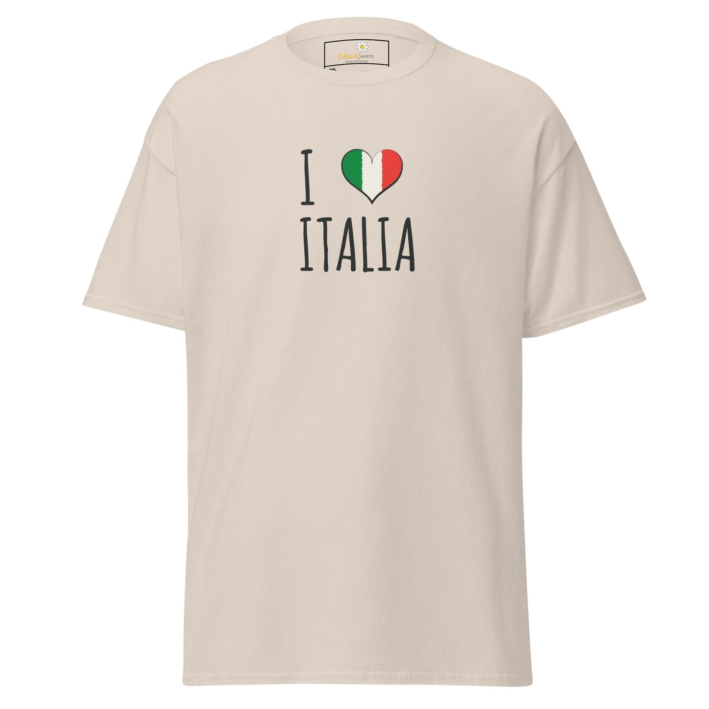 Unisex classic tee - COUNTRY I LOVE ITALY - BIG - Natural / 2XL