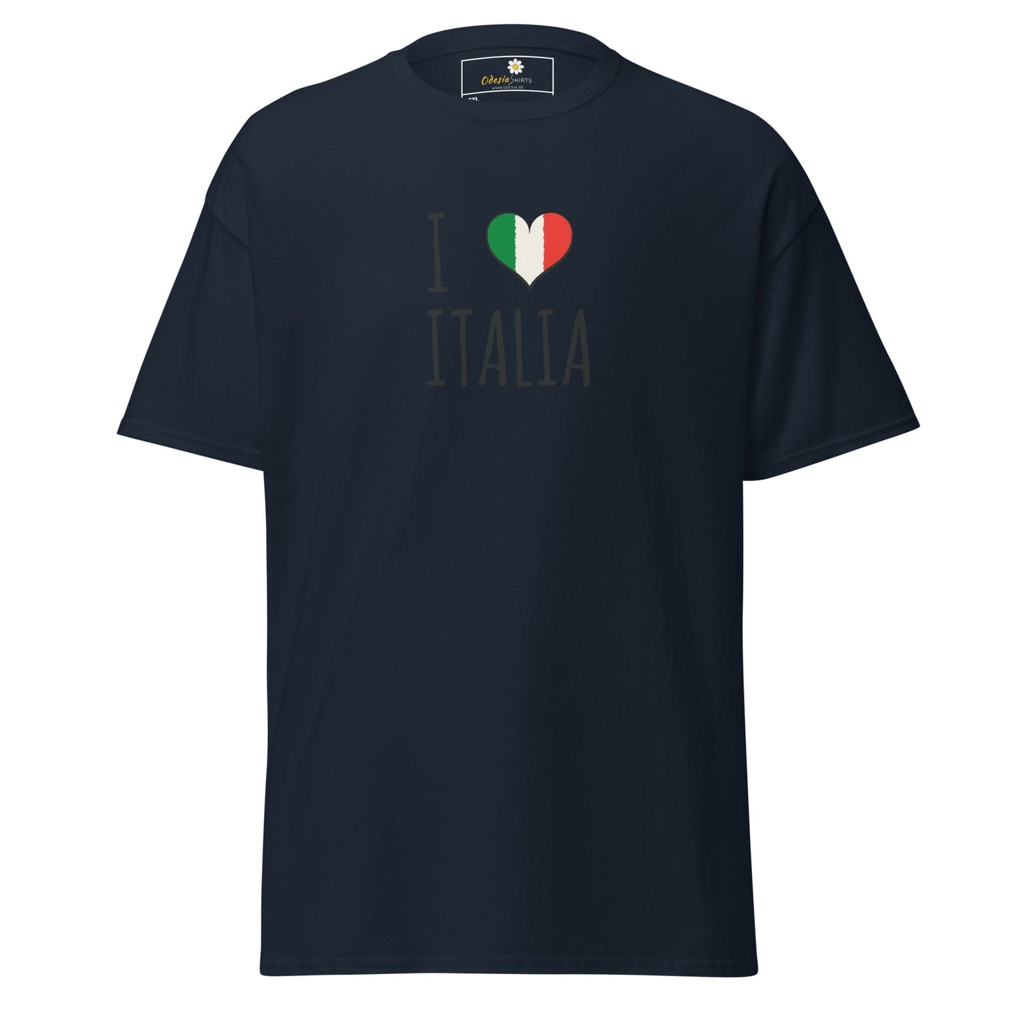 Unisex classic tee - COUNTRY I LOVE ITALY - BIG - Navy / 2XL