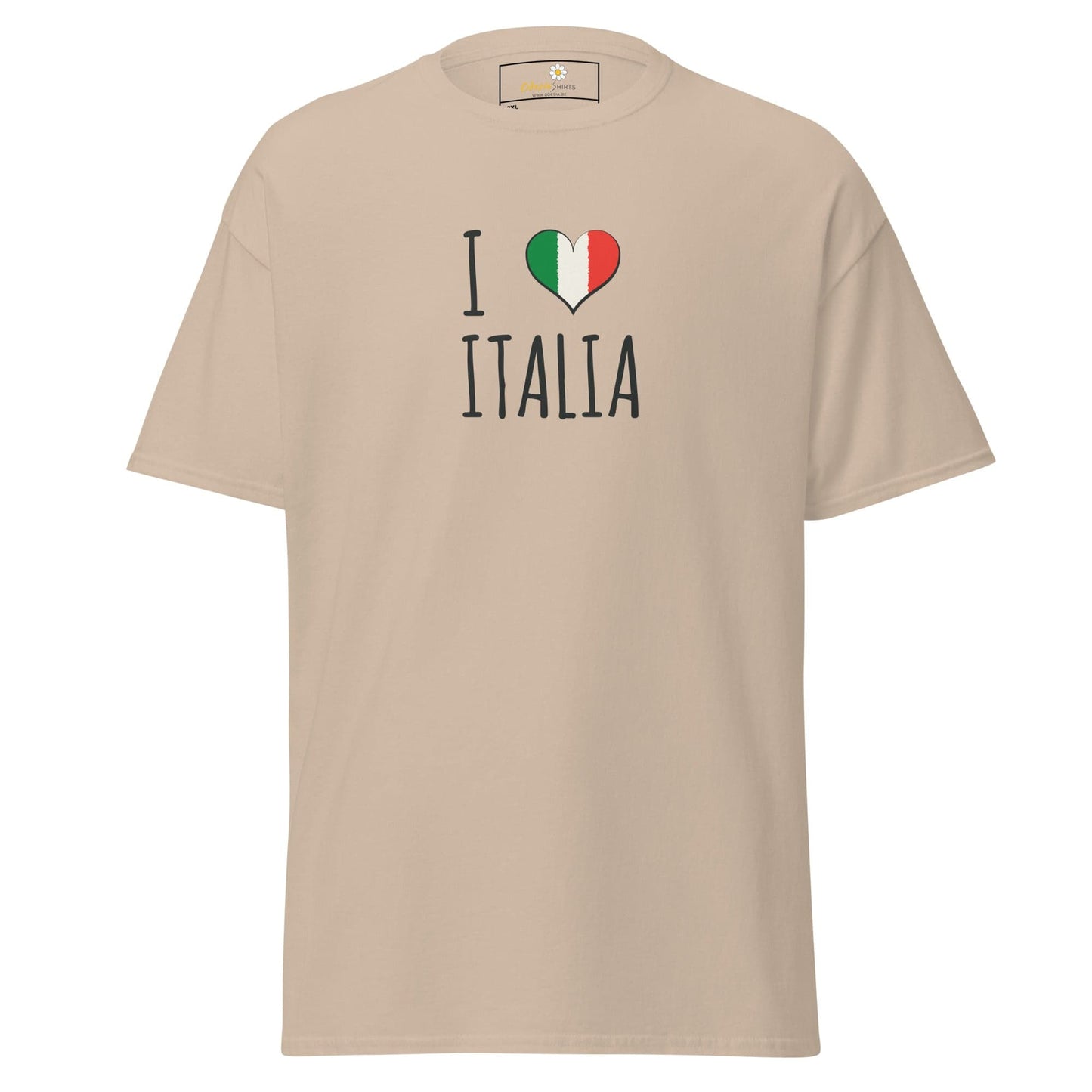 Unisex classic tee - COUNTRY I LOVE ITALY - BIG - Sand / 2XL