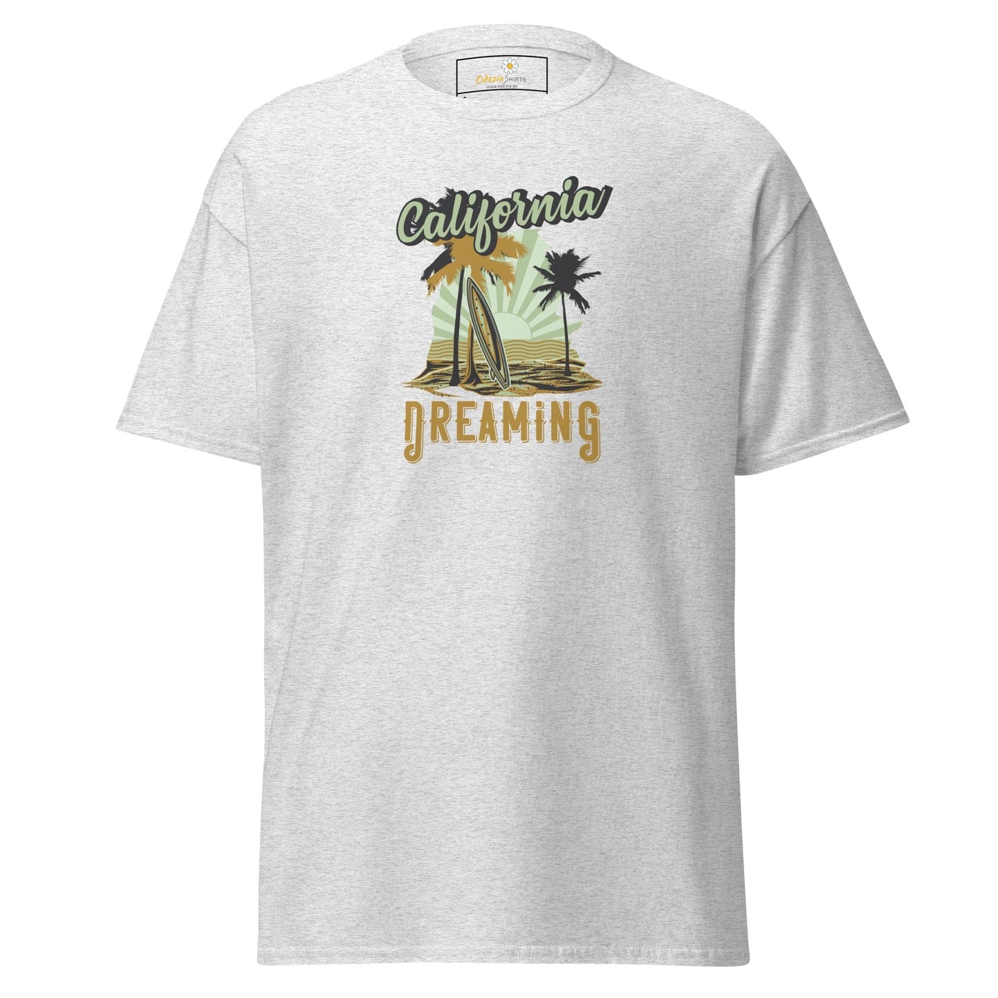 Unisex classic t-shirt - SUMMER CALIFORNIA DREAM - REGULAR - Ash / S