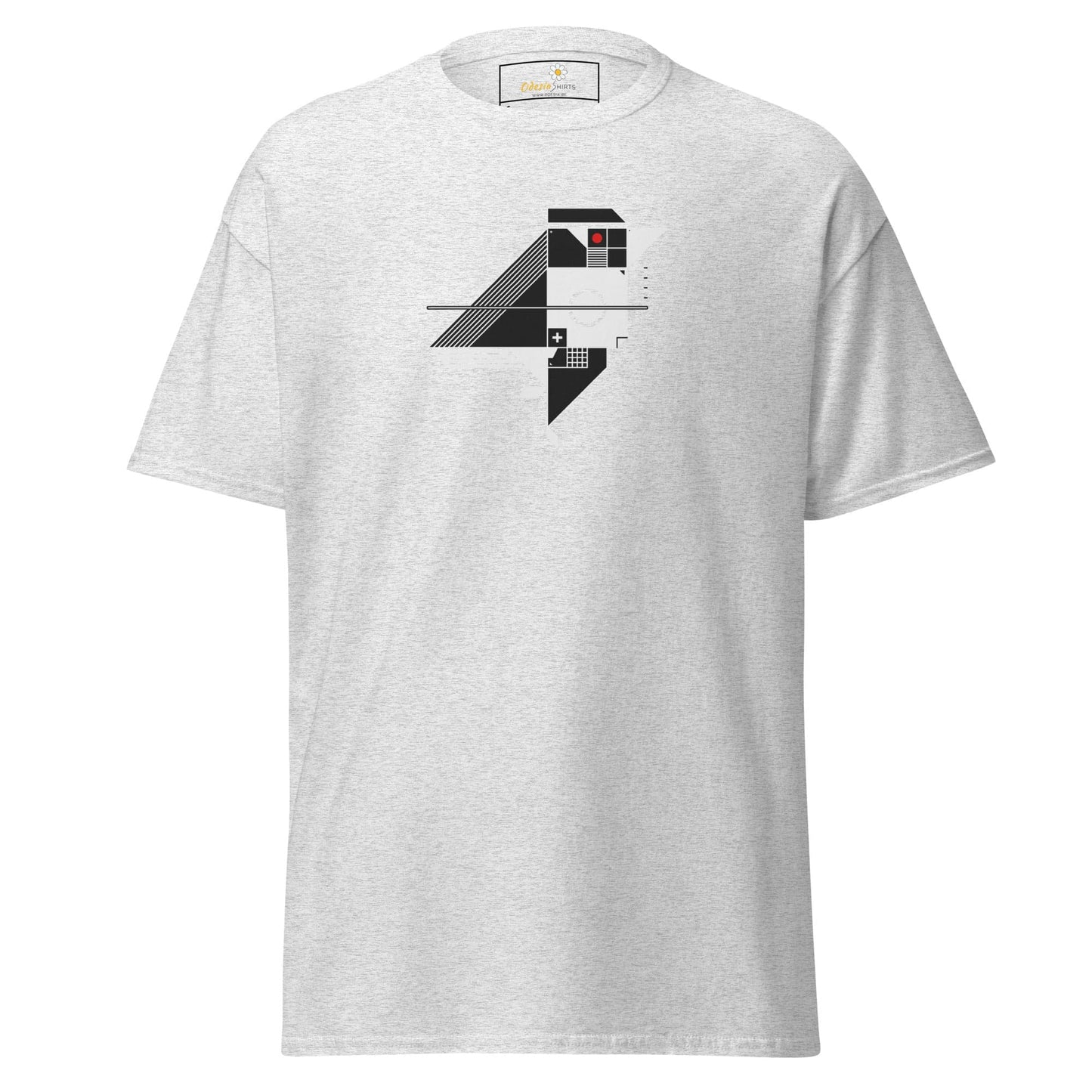 Unisex classic tee - ABSTRACT BIRD - REGULAR - Ash / S