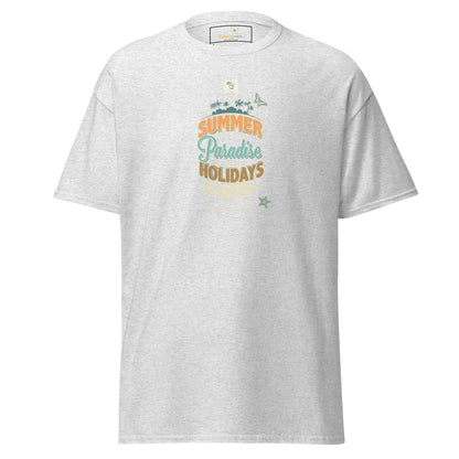 Unisex classic tee - SUMMER PARADISE - REGULAR - Ash / S