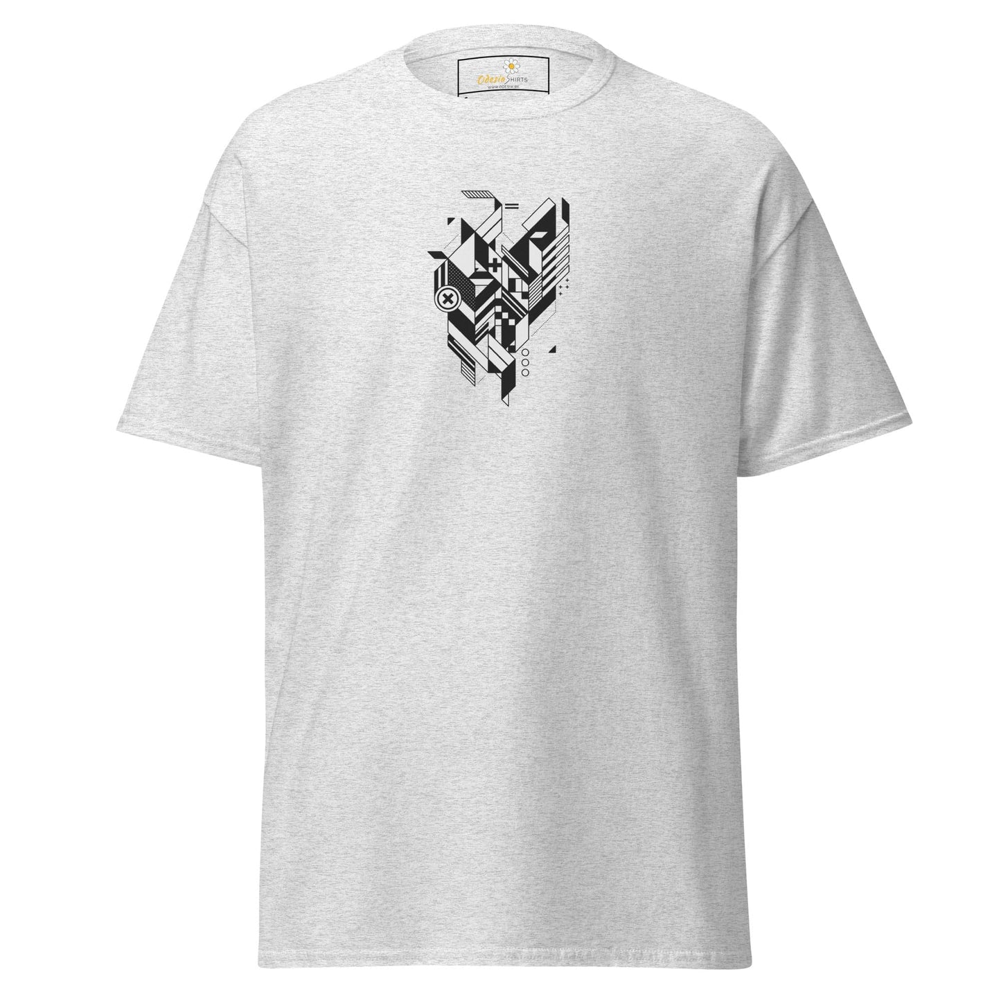 Unisex classic tee - ABSTRACT FIGURE - REGULAR - Ash / S