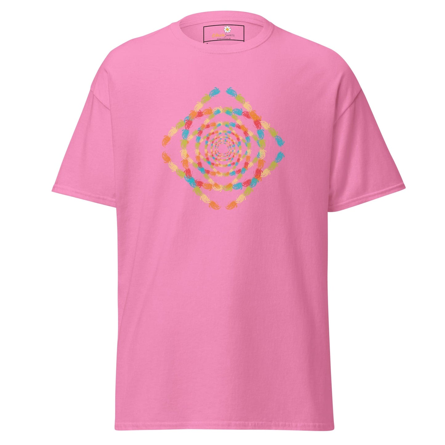 Unisex classic tee - ABSTRACT MISC SQUARE TUNNEL - REGULAR - Azalea / S
