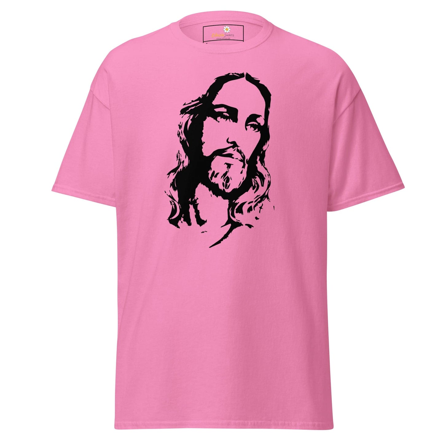 Unisex classic tee - SPIRITUAL JESUS - REGULAR - Azalea / S