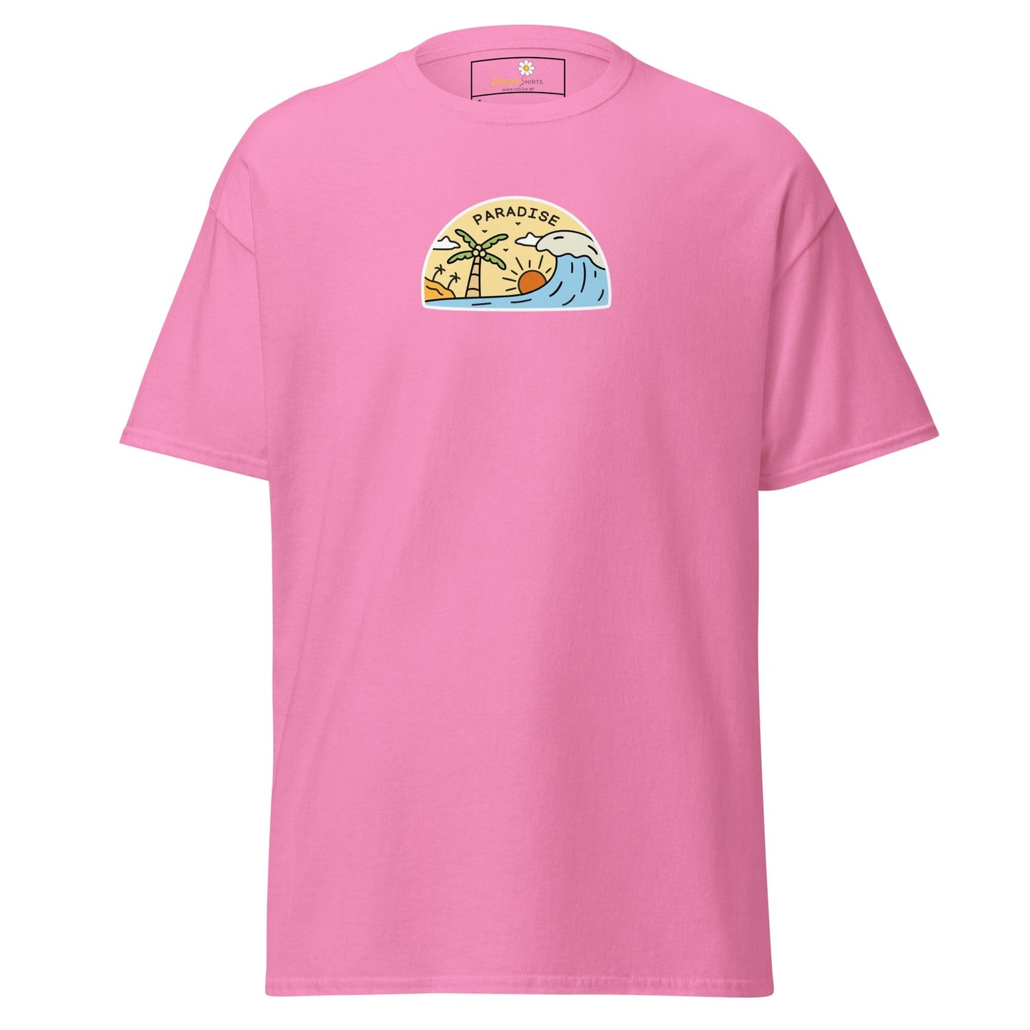 Unisex classic tee - SUMMER ISLAND PARADISE - REGULAR - Azalea / S