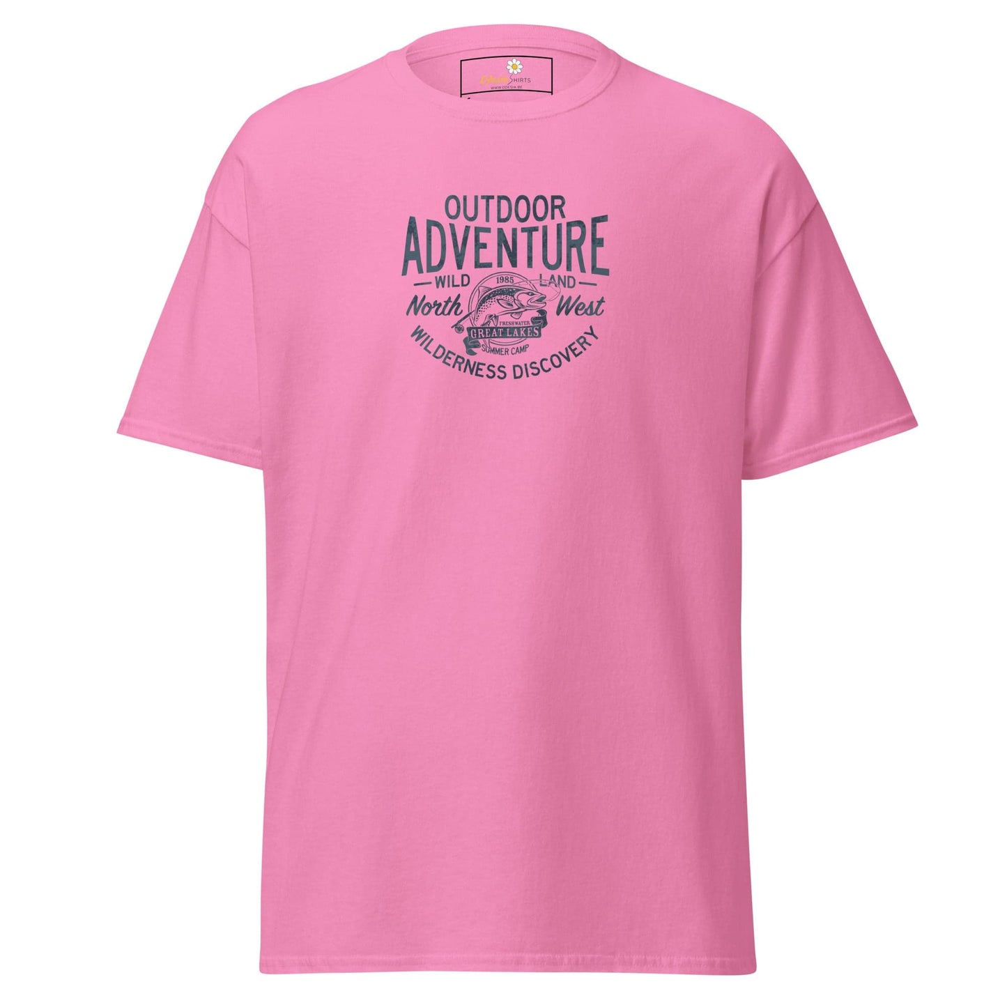Unisex classic t-shirt - SPORT OUTDOOR ADVENTURE - REGULAR - Azalea / S
