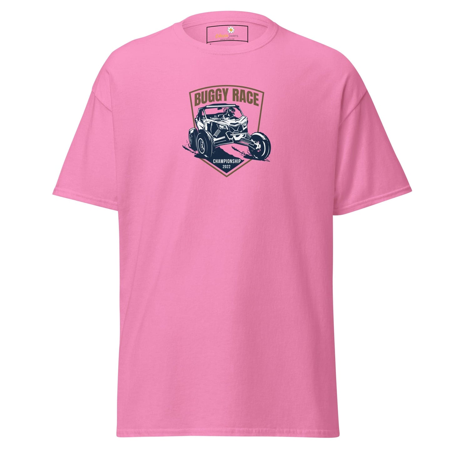 Unisex classic t-shirt - MOTOR BUGGY RACE - REGULAR - Azalea / S