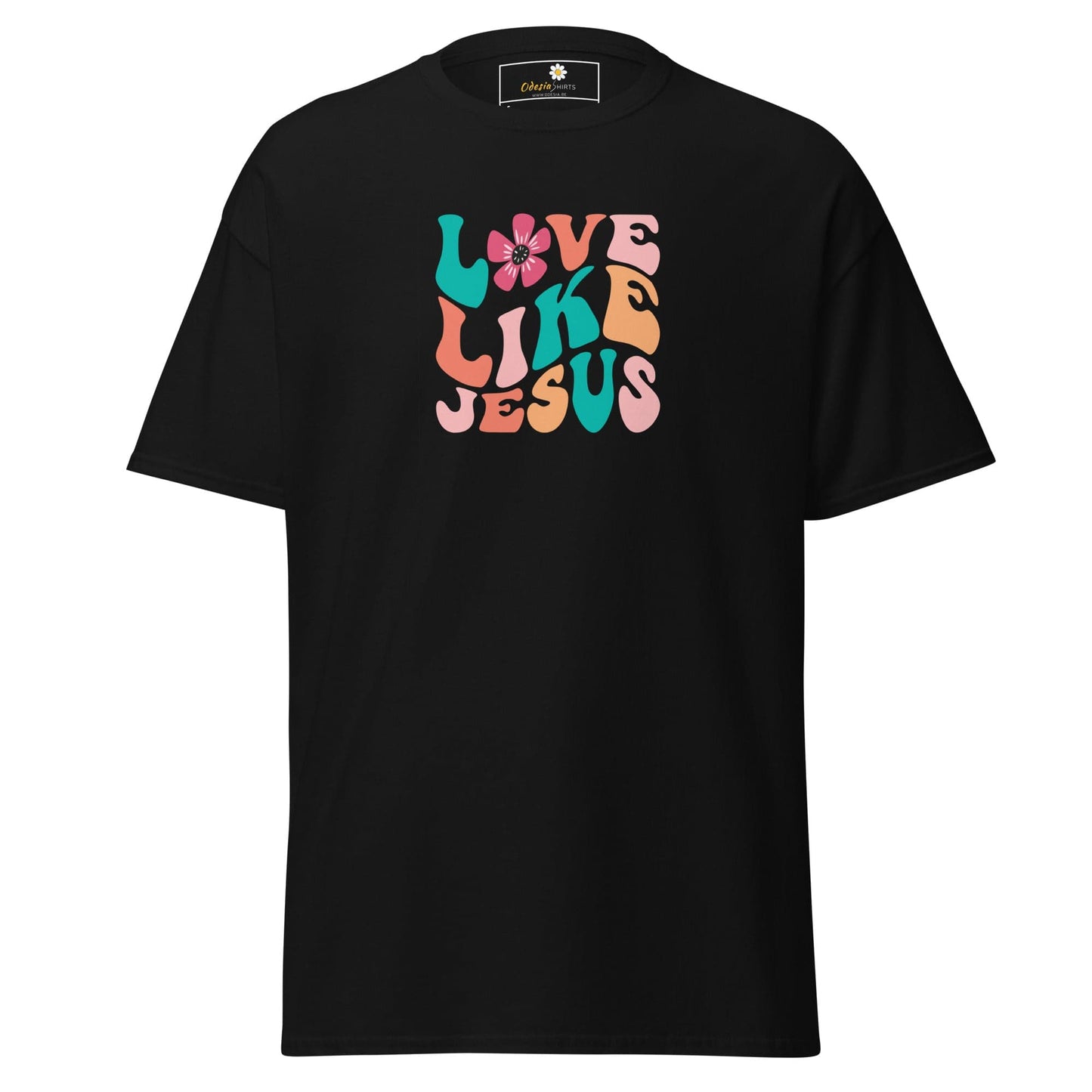 Unisex classic tee - SPIRITUAL LOVE LIKE JESUS - REGULAR - Black / S
