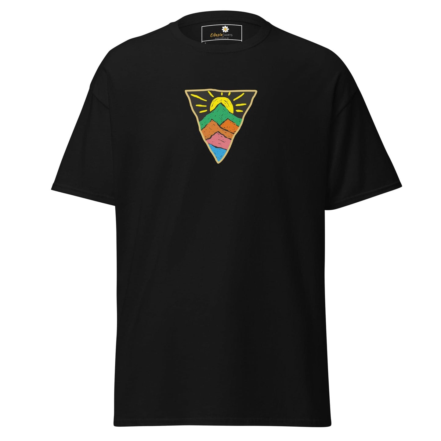 Unisex classic tee - MISC SUN TRIANGLE - REGULAR - Black / S