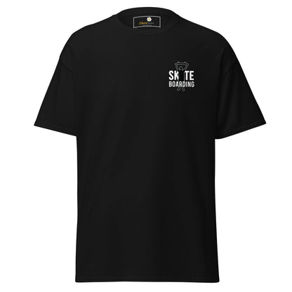 Unisex classic t-shirt - SPORT SKATEBOARDING - REGULAR - Black / S