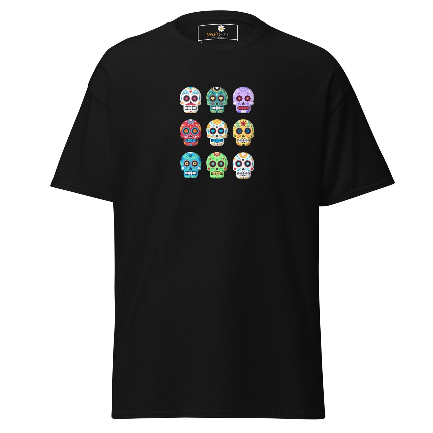 Unisex classic tee - SKULL COLOR SKULLS - REGULAR - Black / S