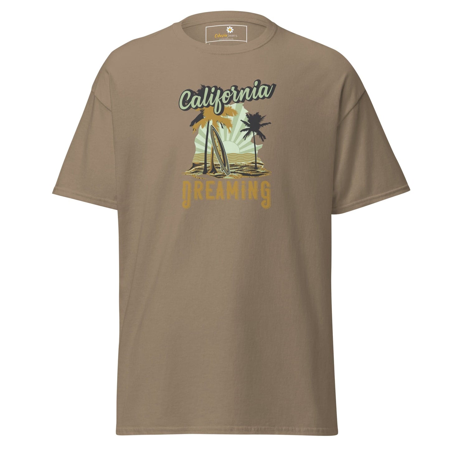Unisex classic t-shirt - SUMMER CALIFORNIA DREAM - REGULAR - Brown Savana / S