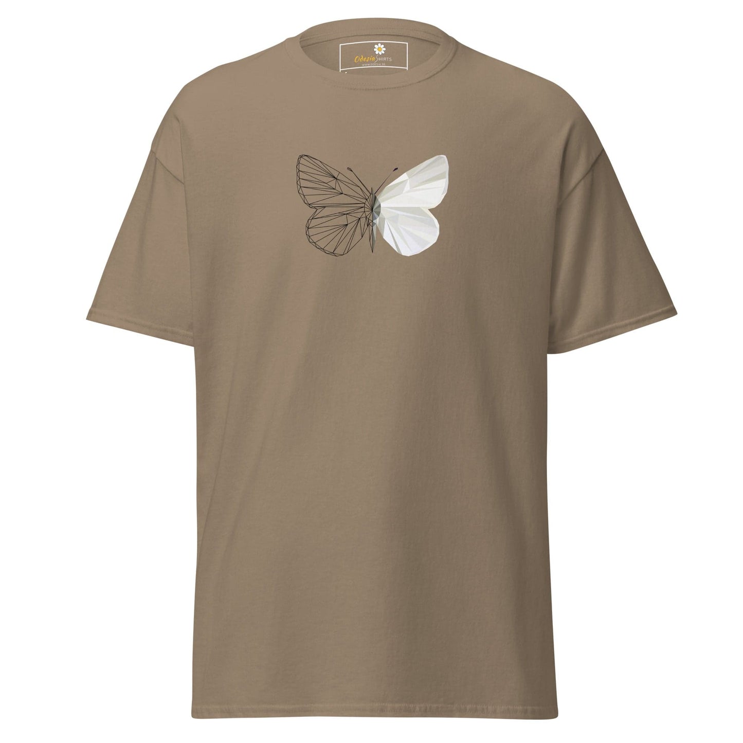 Unisex classic tee - ANIMALS BUTTERFLY - REGULAR - Brown Savana / S