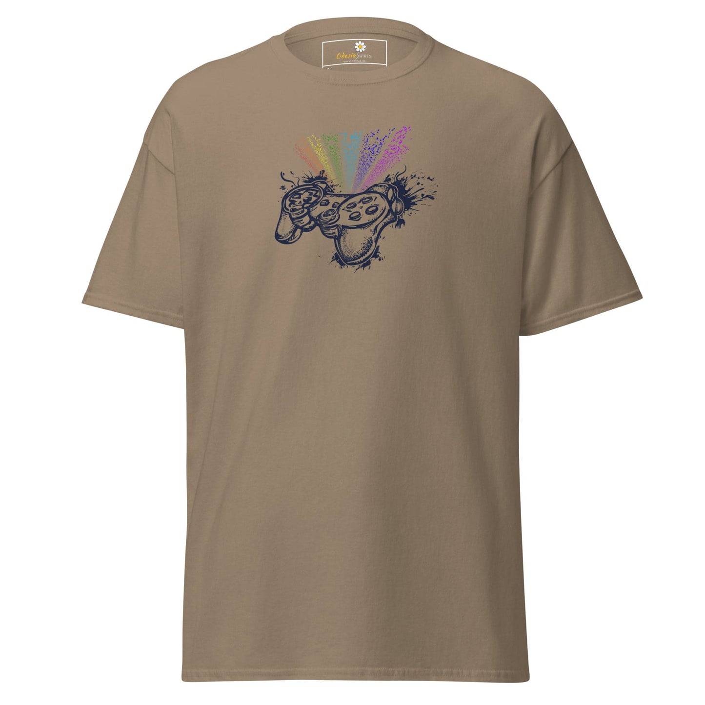 Unisex classic tee - IT COLORFUL GAMER - REGULAR - Brown Savana / S