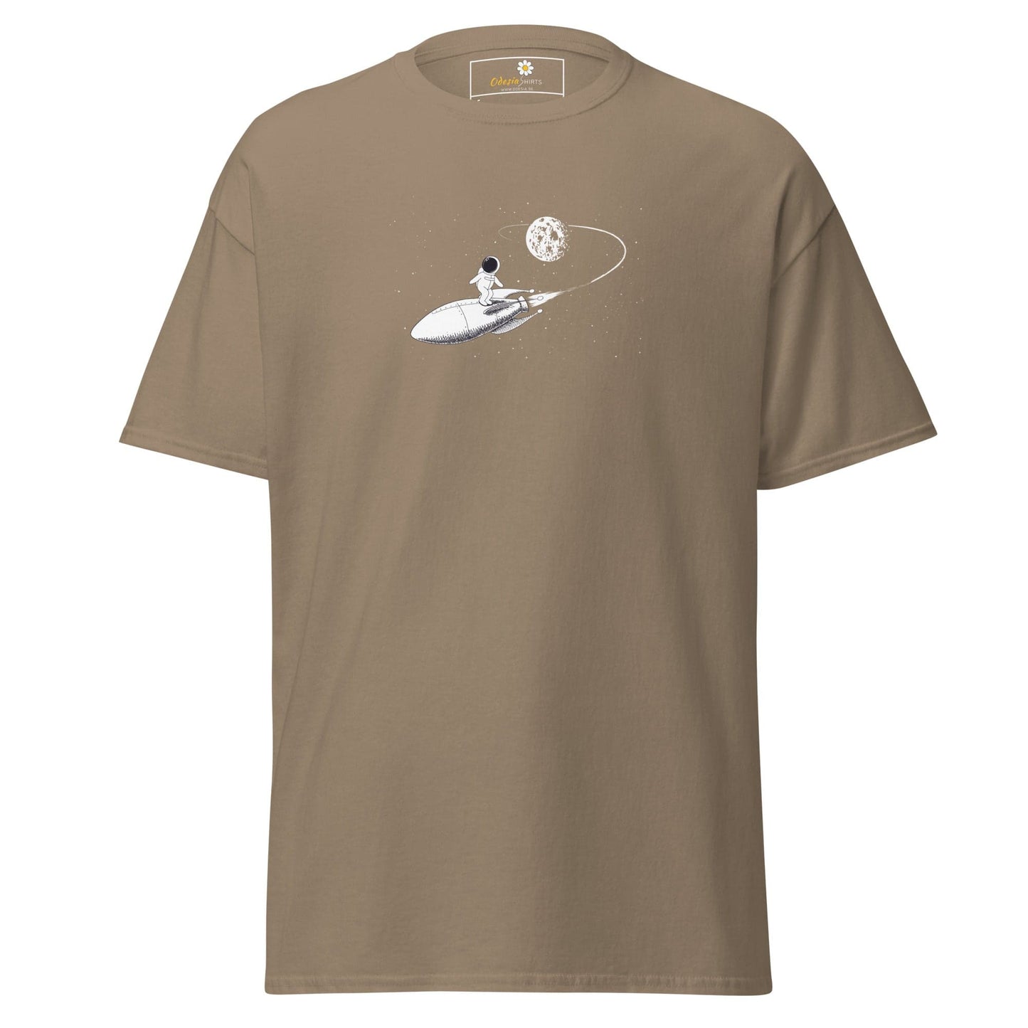 Unisex classic tee - ASTRONAUT ROCKET - REGULAR - Brown Savana / S