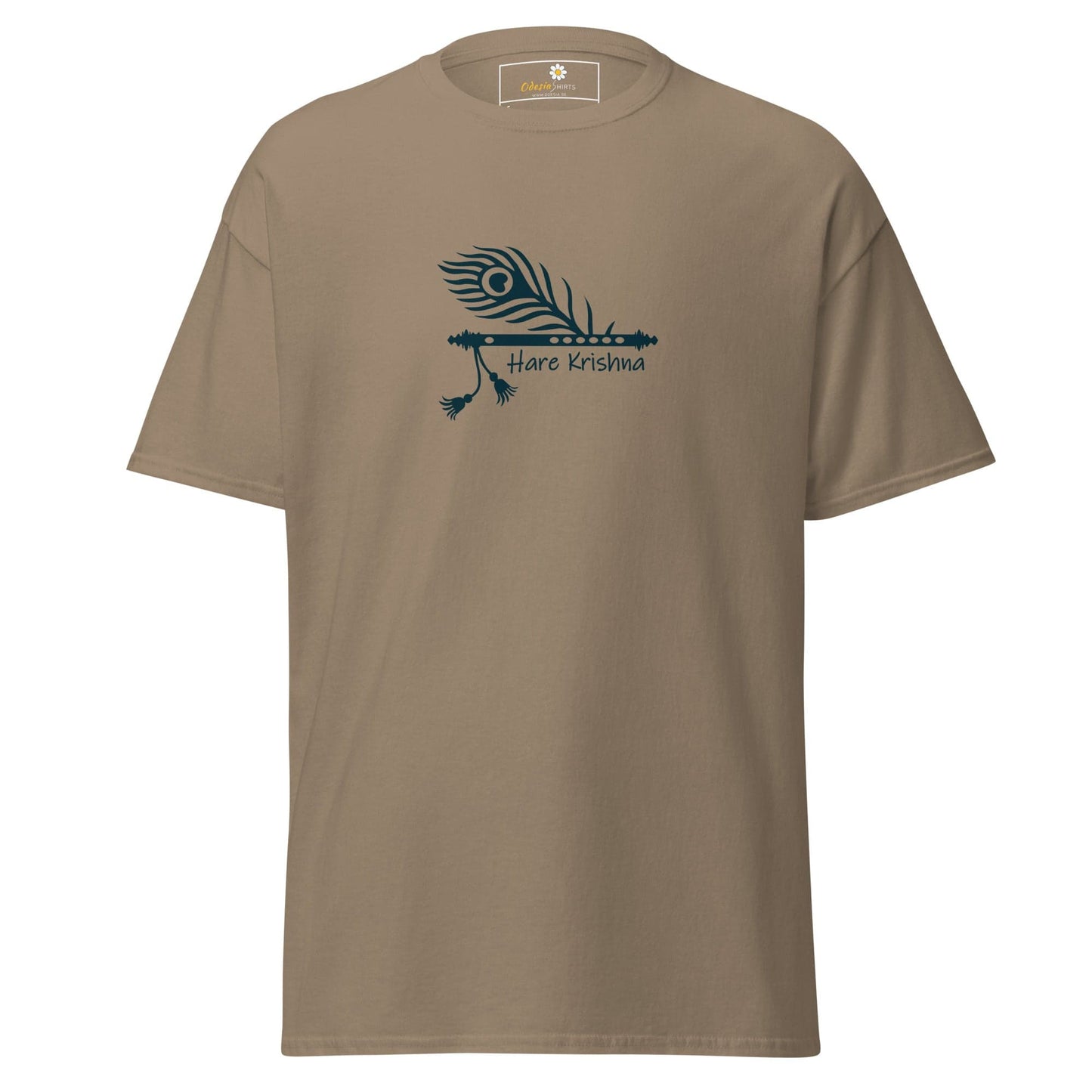 Unisex classic tee - SPIRITUAL KRISHNA’S FLUTE - REGULAR - Brown Savana / S