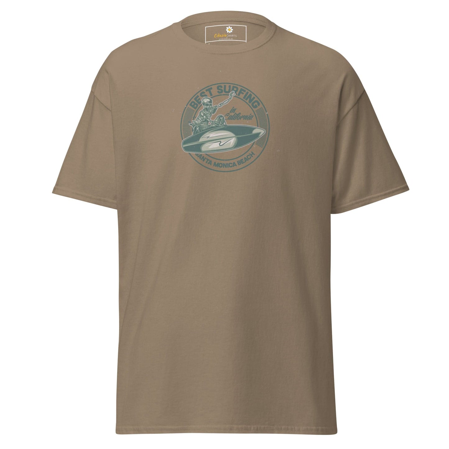 Unisex classic t-shirt - SPORT BEST SURFING - REGULAR - Brown Savana / S