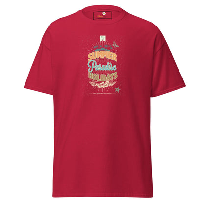 Unisex classic tee - SUMMER PARADISE - REGULAR - Cardinal / S