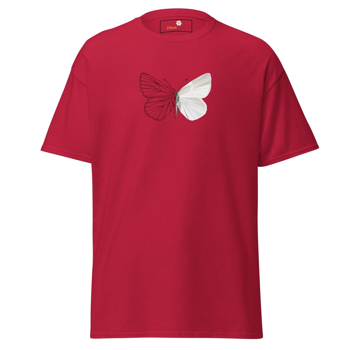 Unisex classic tee - ANIMALS BUTTERFLY - REGULAR - Cardinal / S