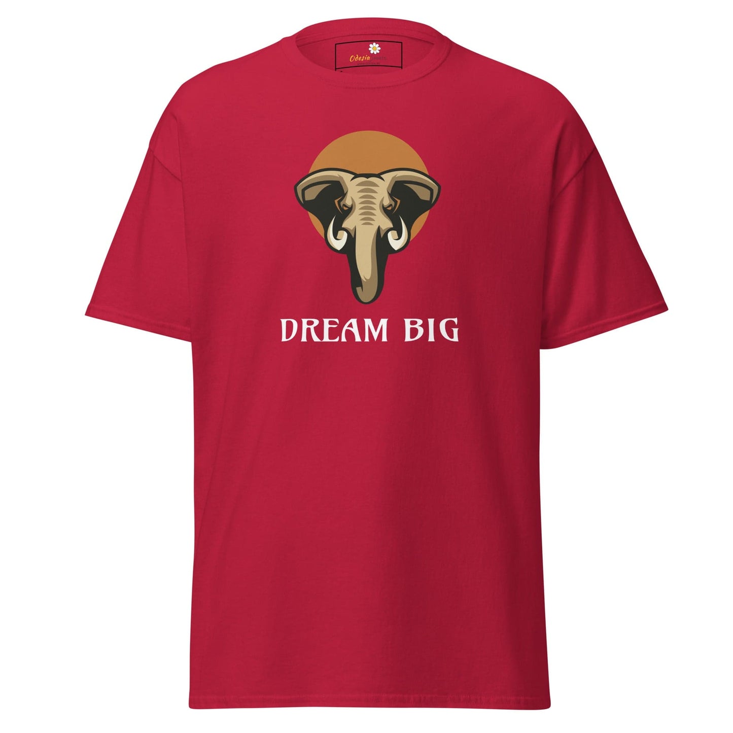 Unisex classic t-shirt - WILD LIFE ELEPHANT DREAM BIG - REGULAR - Cardinal / S