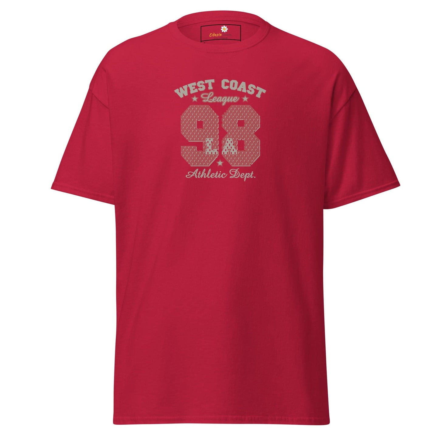 Unisex classic t-shirt - SPORT WEST COAST 98 - REGULAR - Cardinal / S
