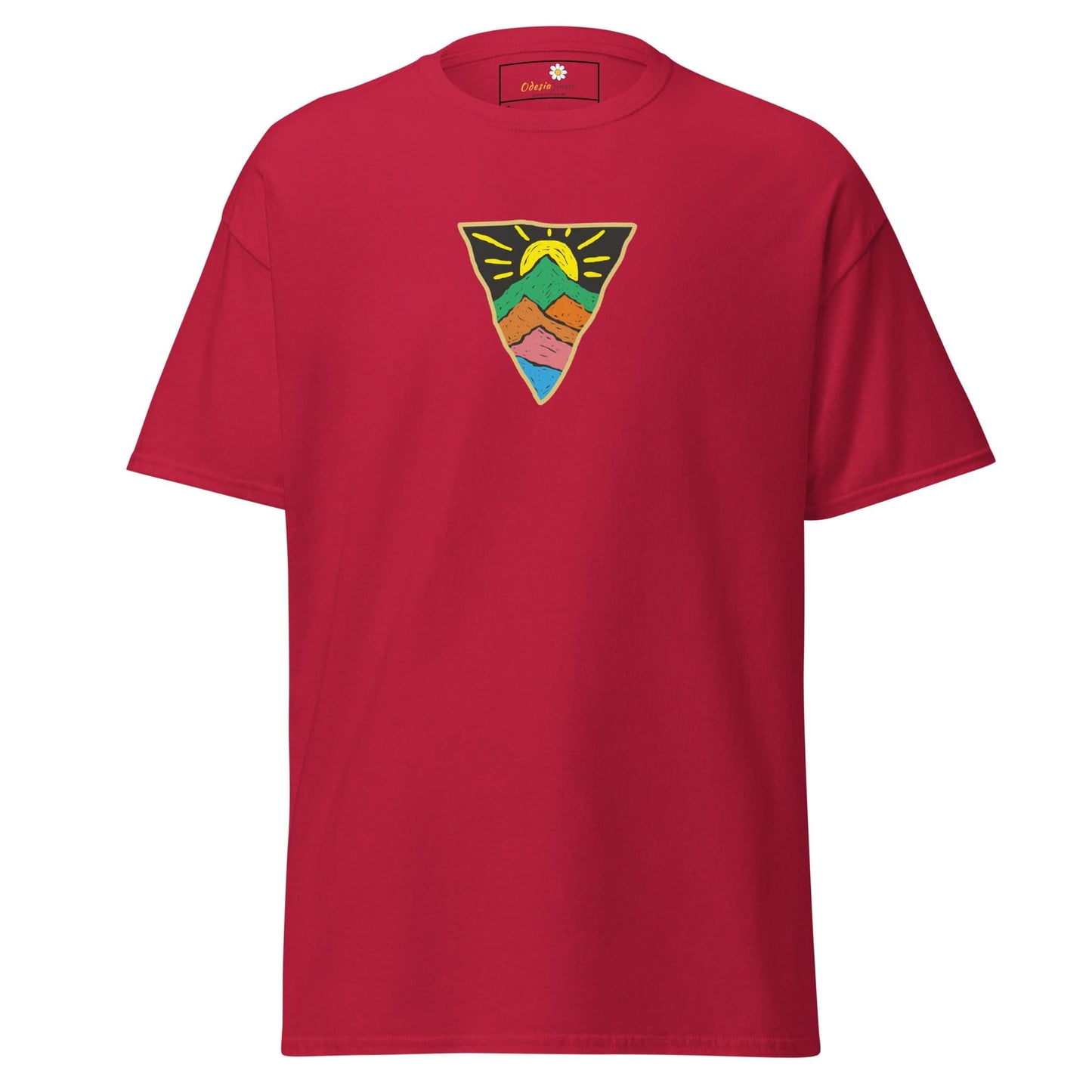 Unisex classic tee - MISC SUN TRIANGLE - REGULAR - Cardinal / S