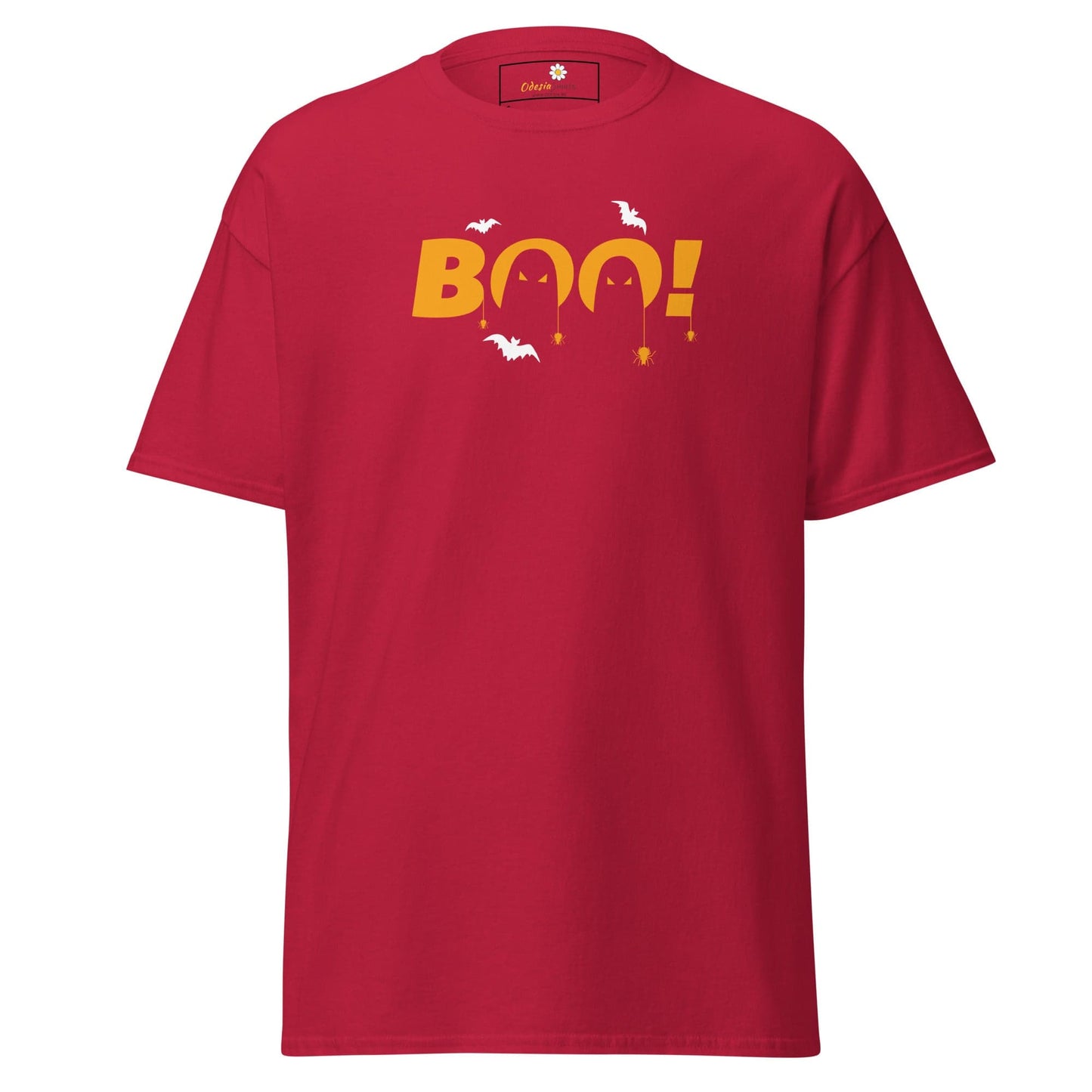 Unisex classic t-shirt - SEASONAL HALLOWEEN BOO - REGULAR - Cardinal / S