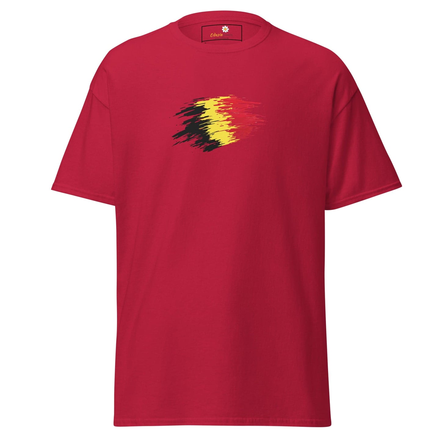 Unisex classic tee - COUNTRY BELGIUM SHAPE - REGULAR - Cardinal / S