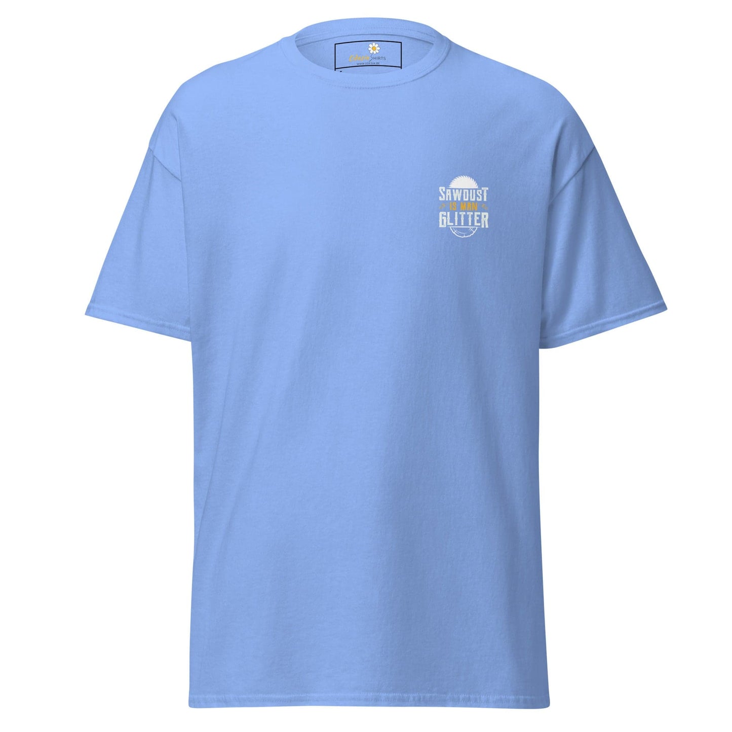 Unisex classic tee - MISC FUN SAWDUST GLITTER POCKET - REGULAR - Carolina Blue / S