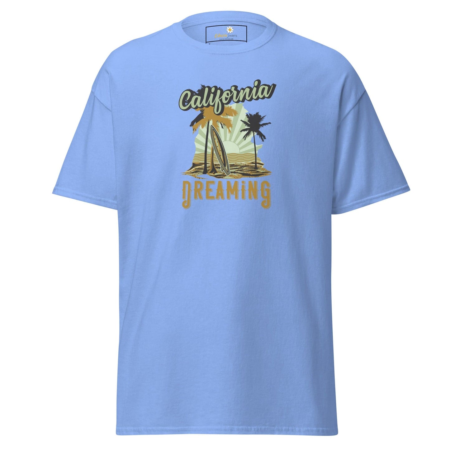 Unisex classic t-shirt - SUMMER CALIFORNIA DREAM - REGULAR - Carolina Blue / S