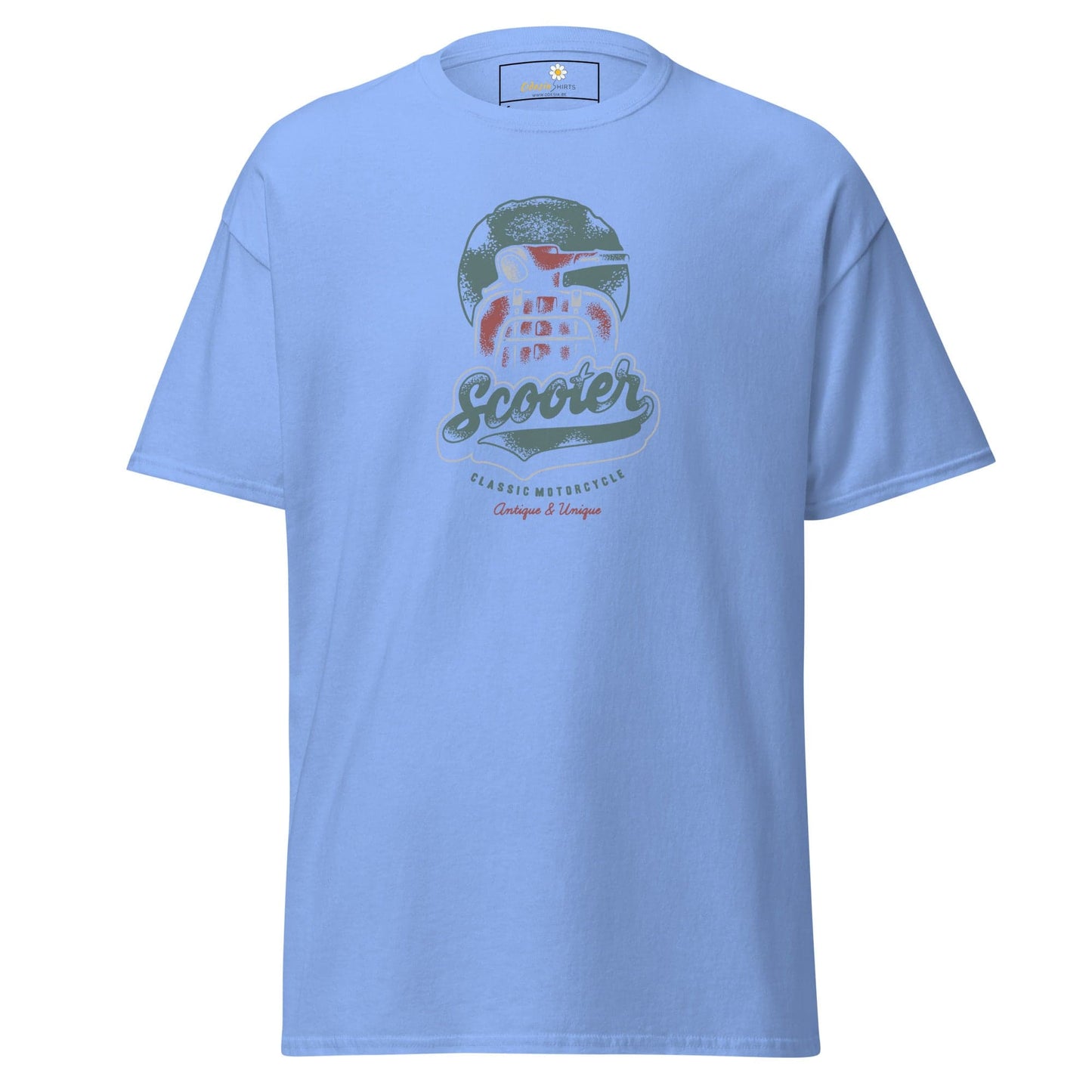 Unisex classic t-shirt - VINTAGE SCOOTER - REGULAR - Carolina Blue / S